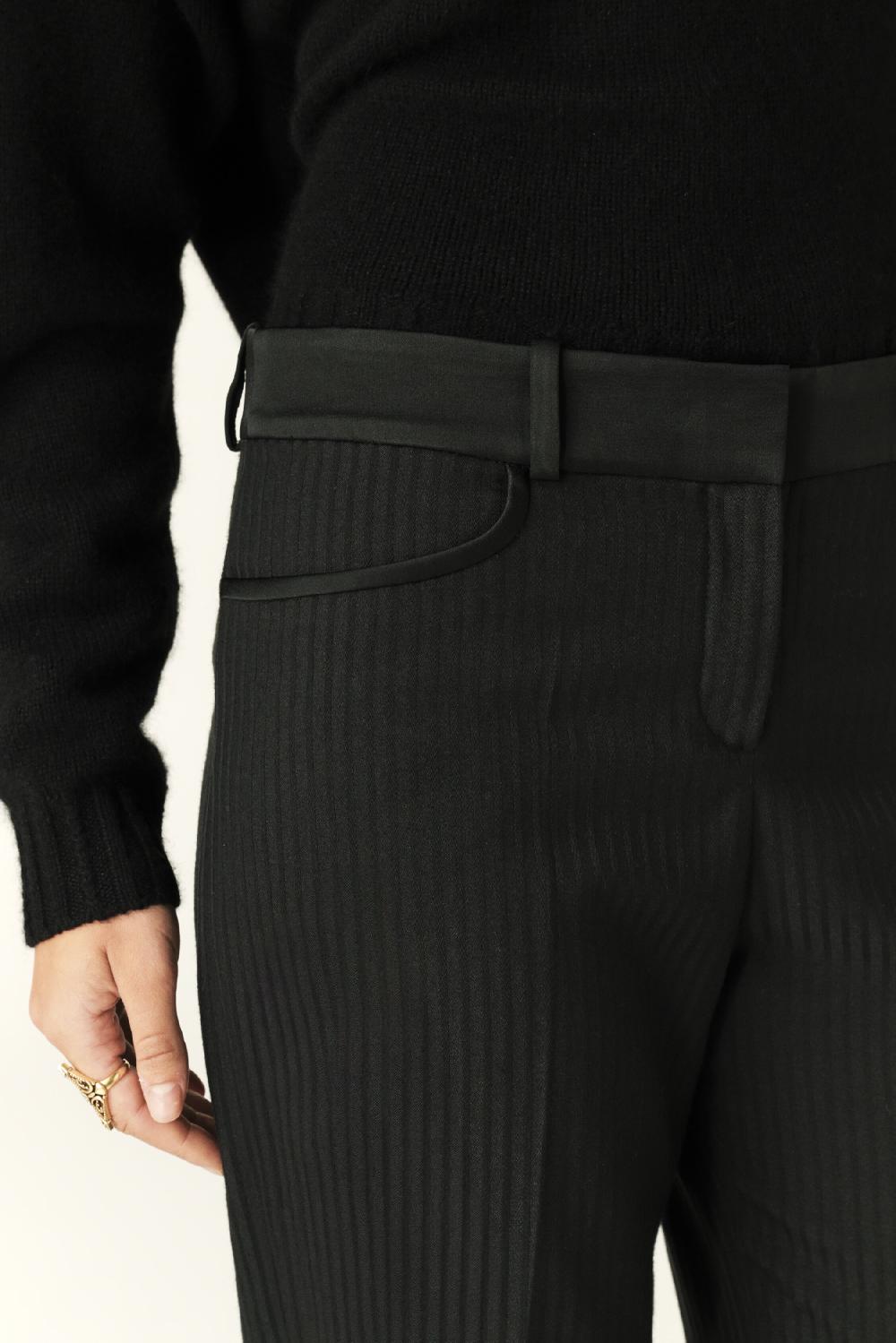 Ba&sh Pantalon De Costume Skad Noir