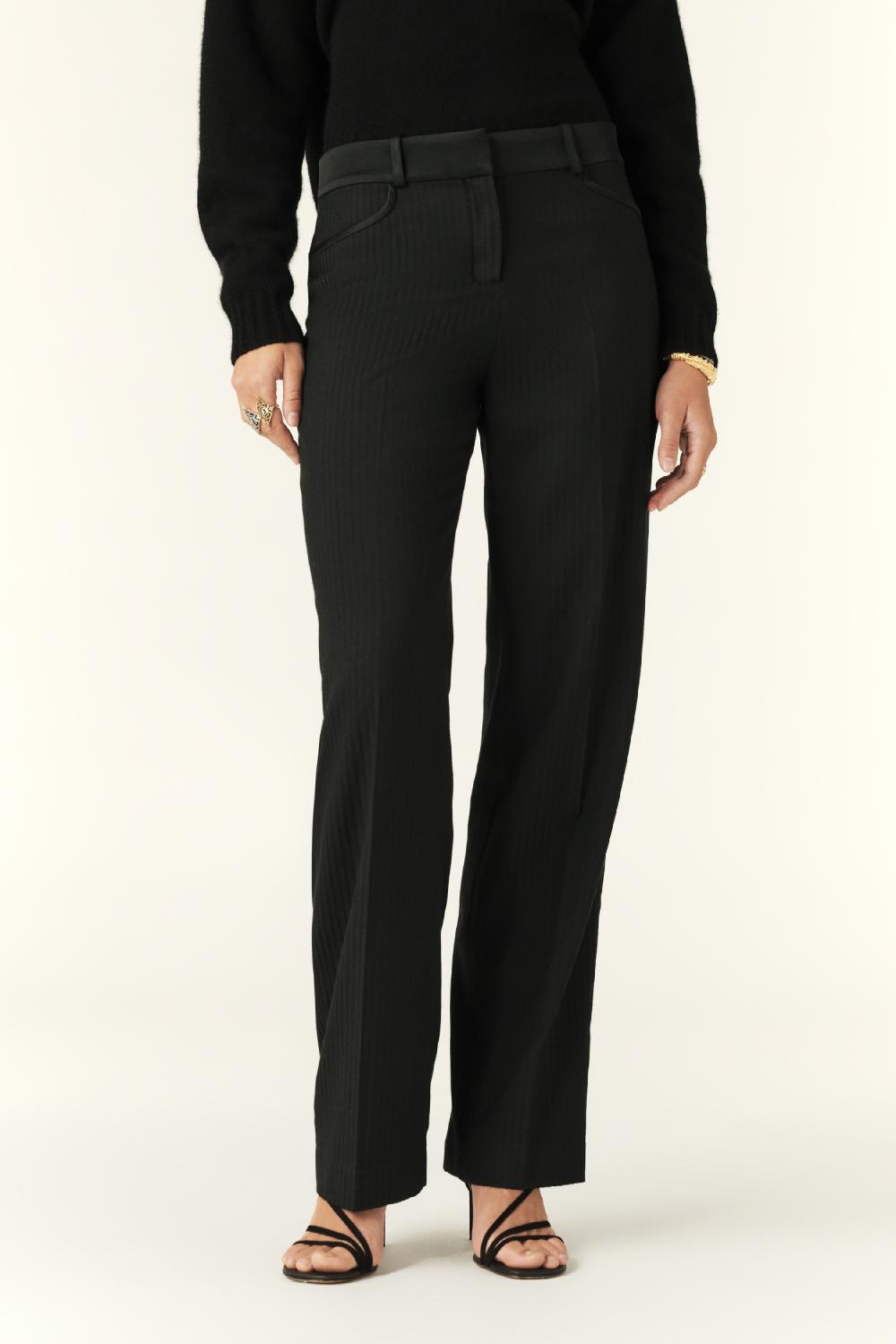 ba&sh Pantalon De Costume Skad Noir