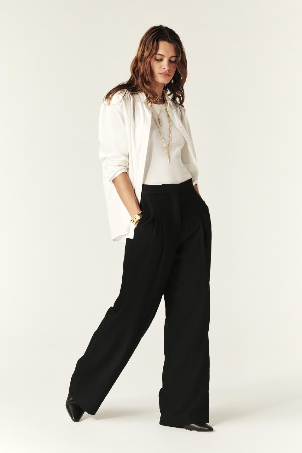 Ba&sh Pantalon Edwin Noir