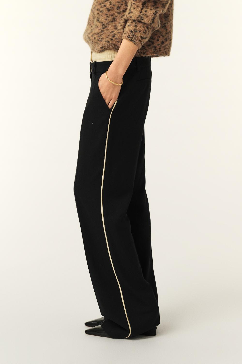 Ba&sh Pantalon Large Gigi Noir