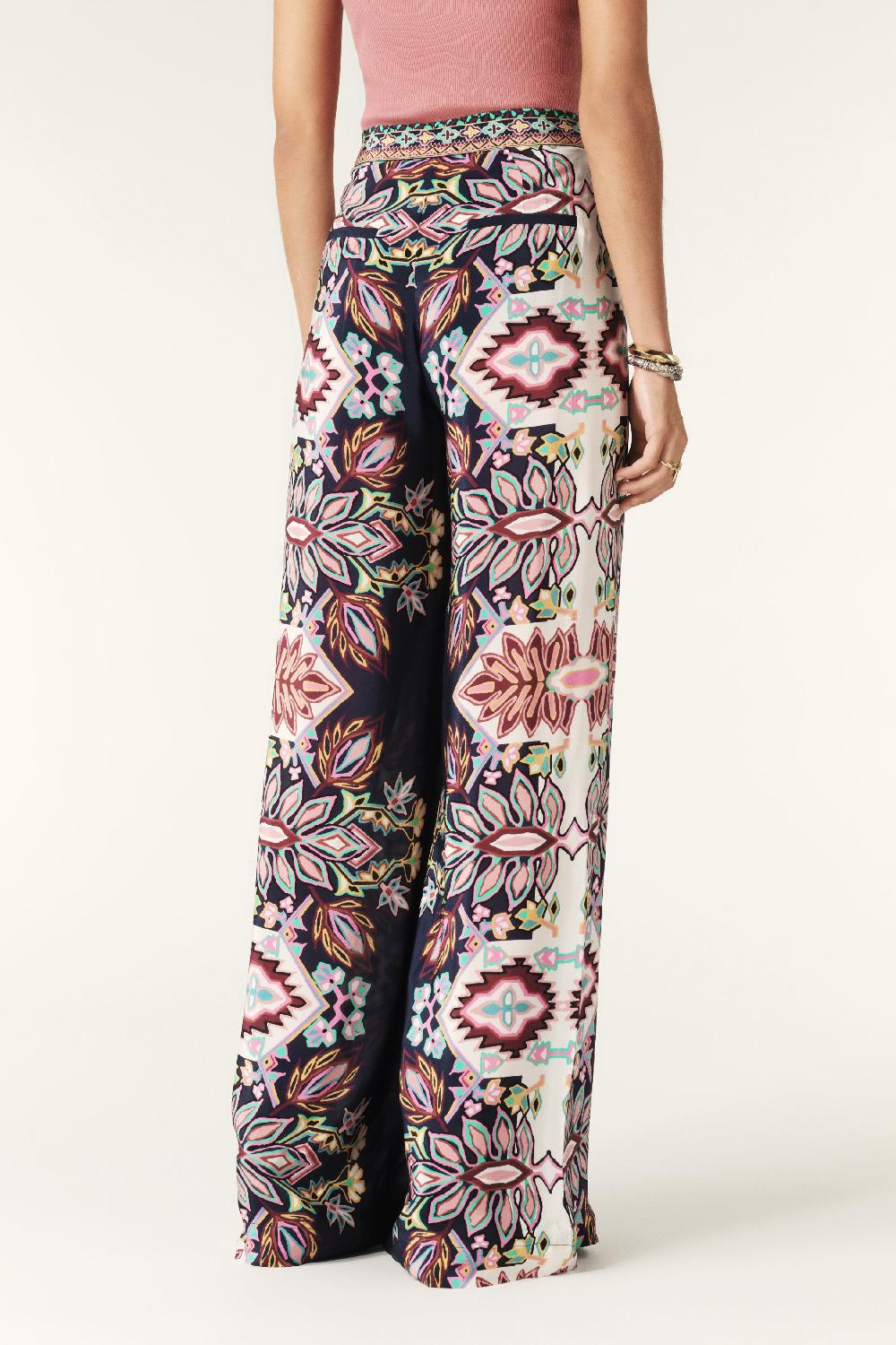 Ba&sh Pantalon Large Lilou Marine