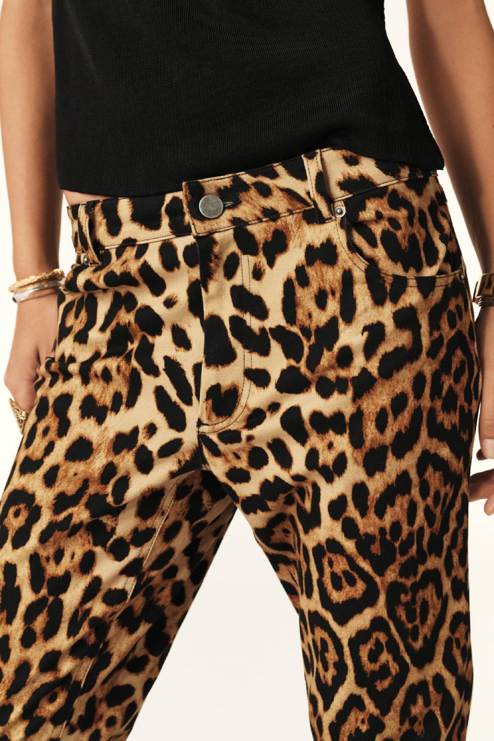 Ba&sh Pantalon Slim Cheto Beige