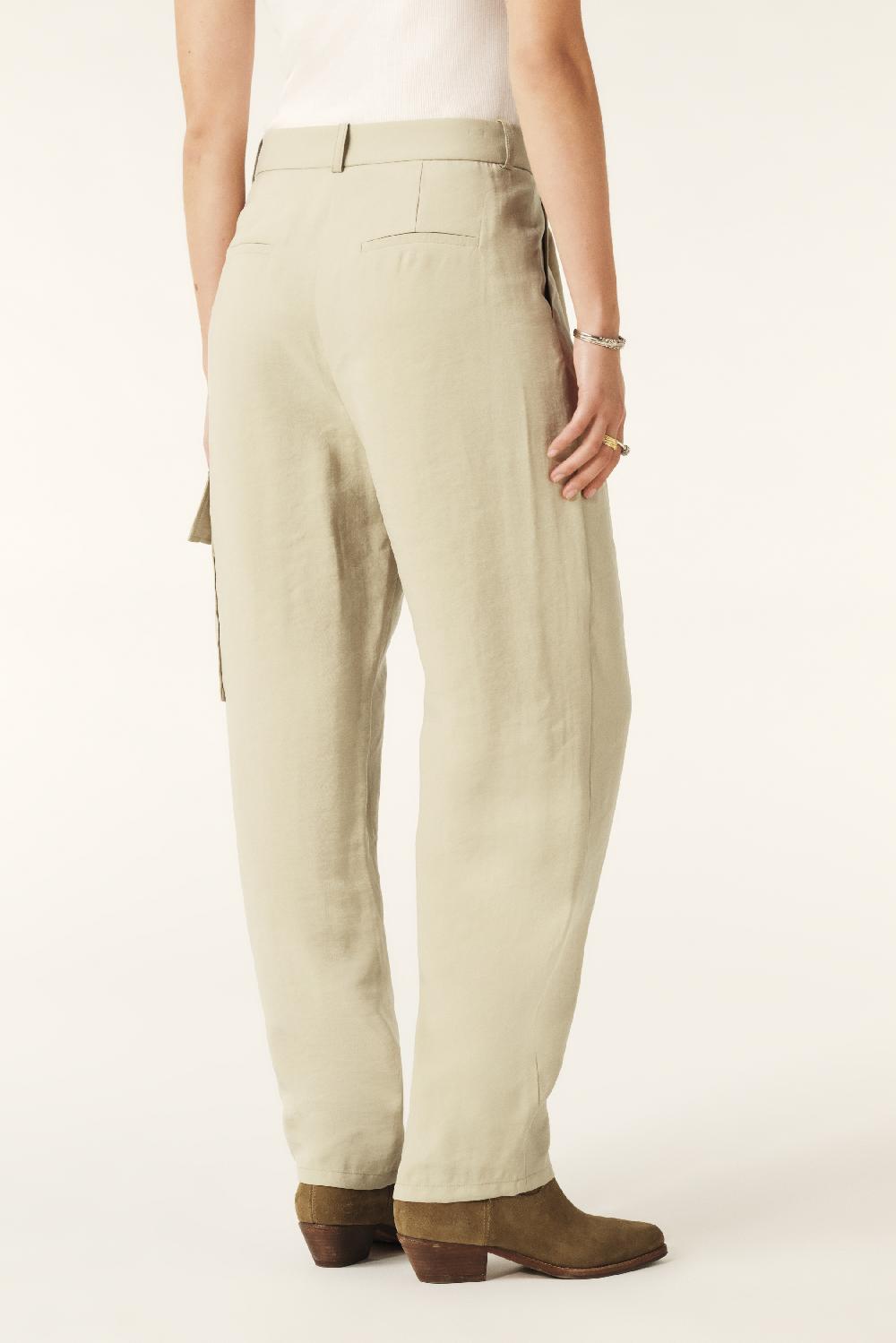 Ba&sh Pantalon Style Cargo Loik Beige