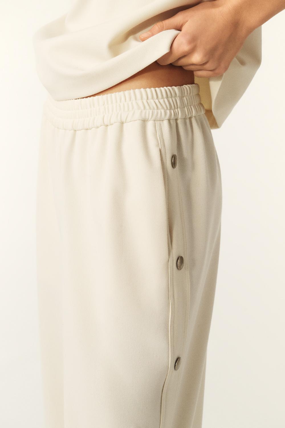 Ba&sh Pantalon Tyle Casual Josta Blanc Ecru