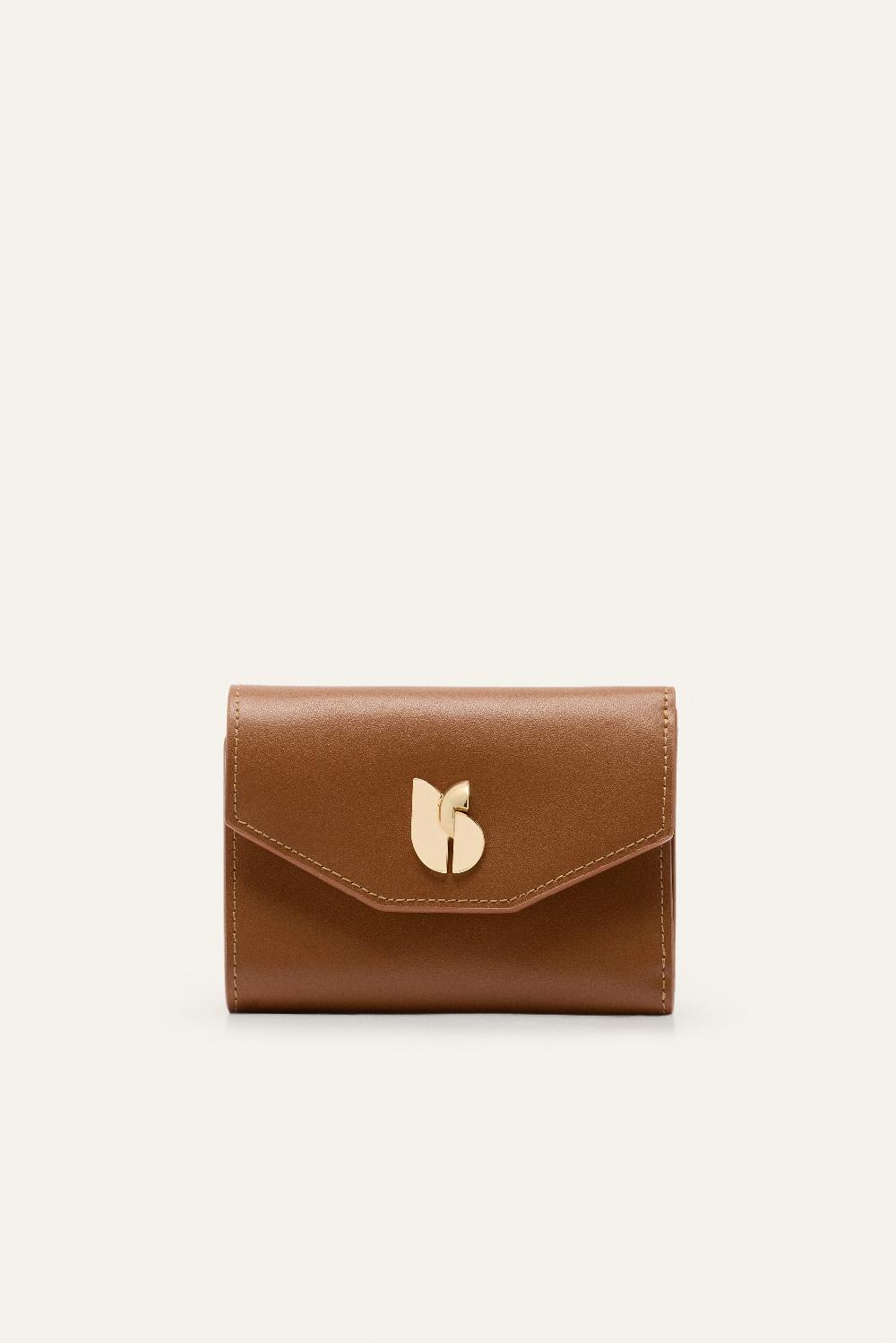 ba&sh Porte-Cartes Trifold Marron