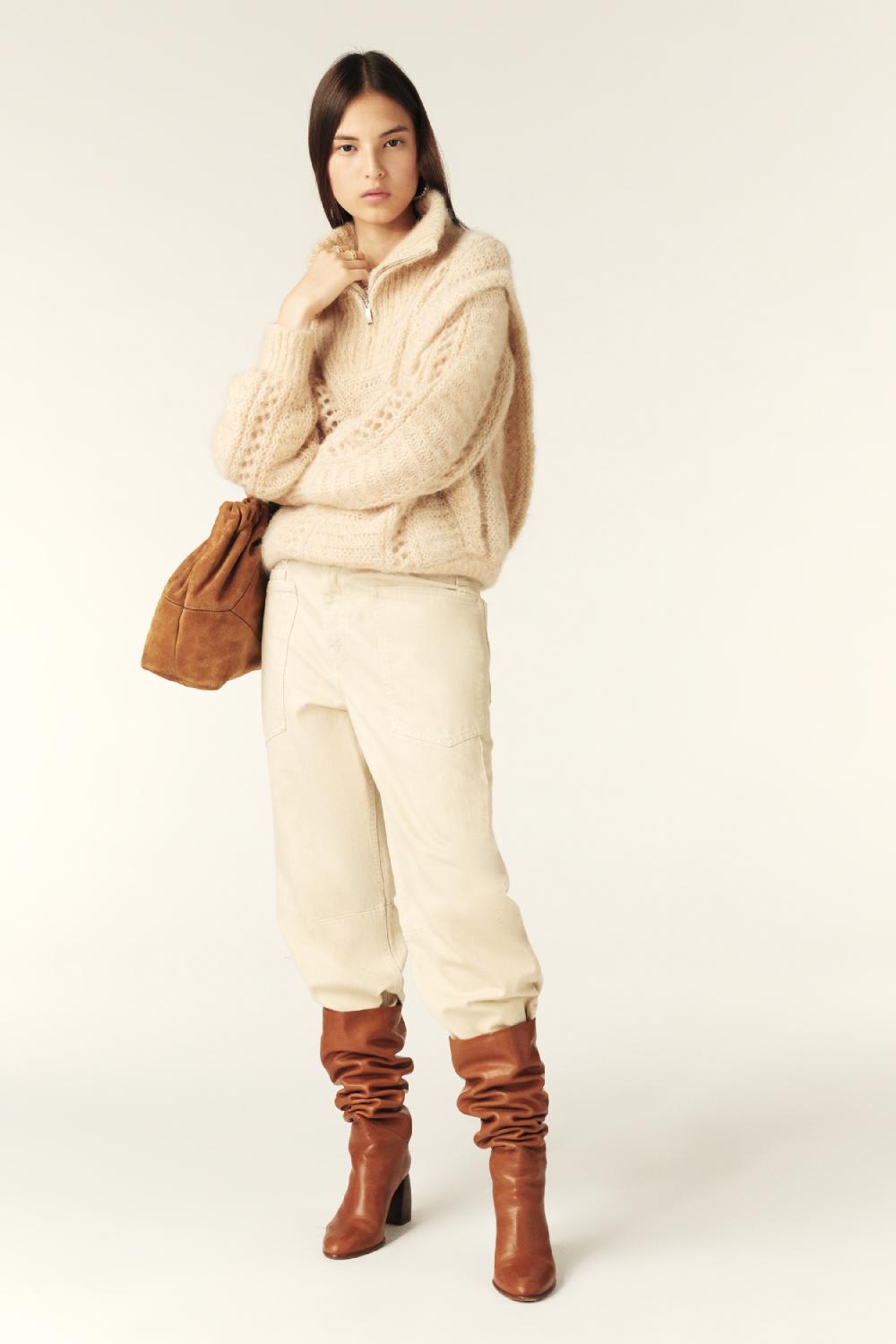 Ba&sh Pull Camionneur Balazo Jaune