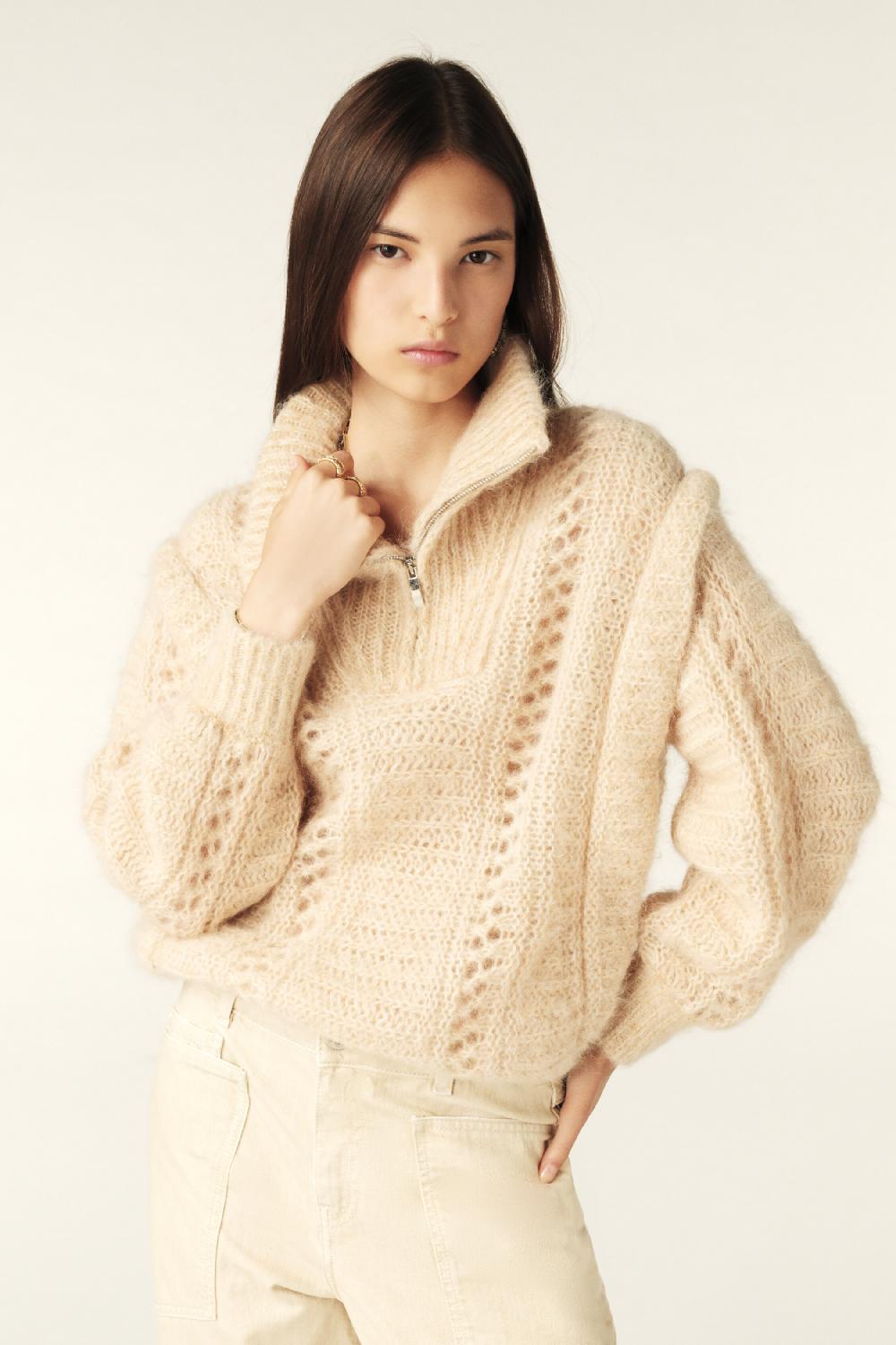 Ba&sh Pull Camionneur Balazo Jaune