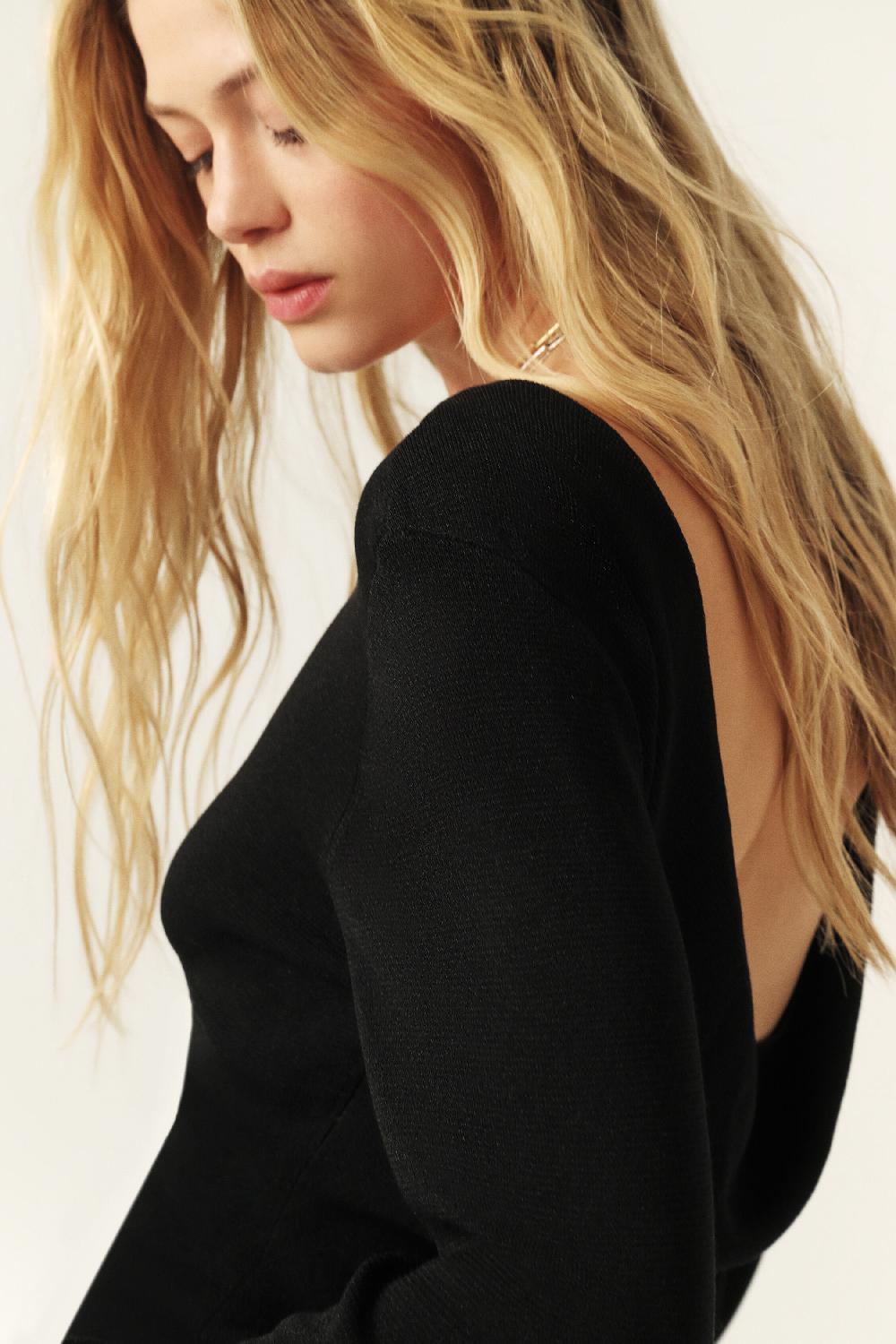 Ba&sh Pull Col BéNitier Baya Noir