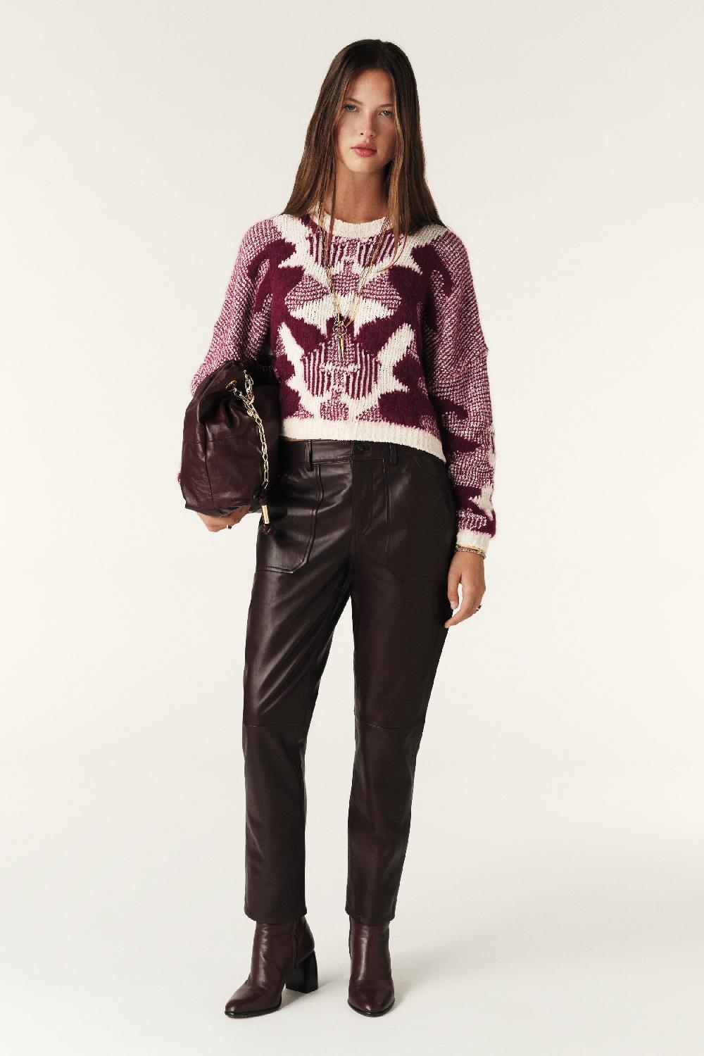 Ba&sh Pull DéCoré Rora Rouge