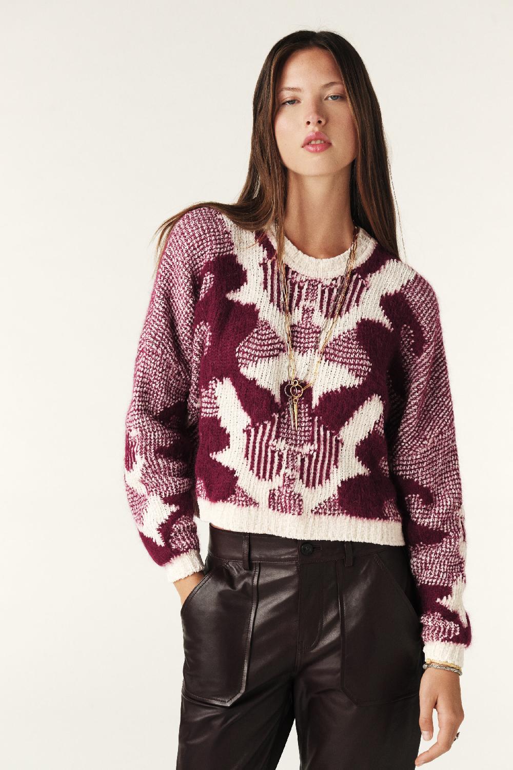 ba&sh Pull DéCoré Rora Rouge