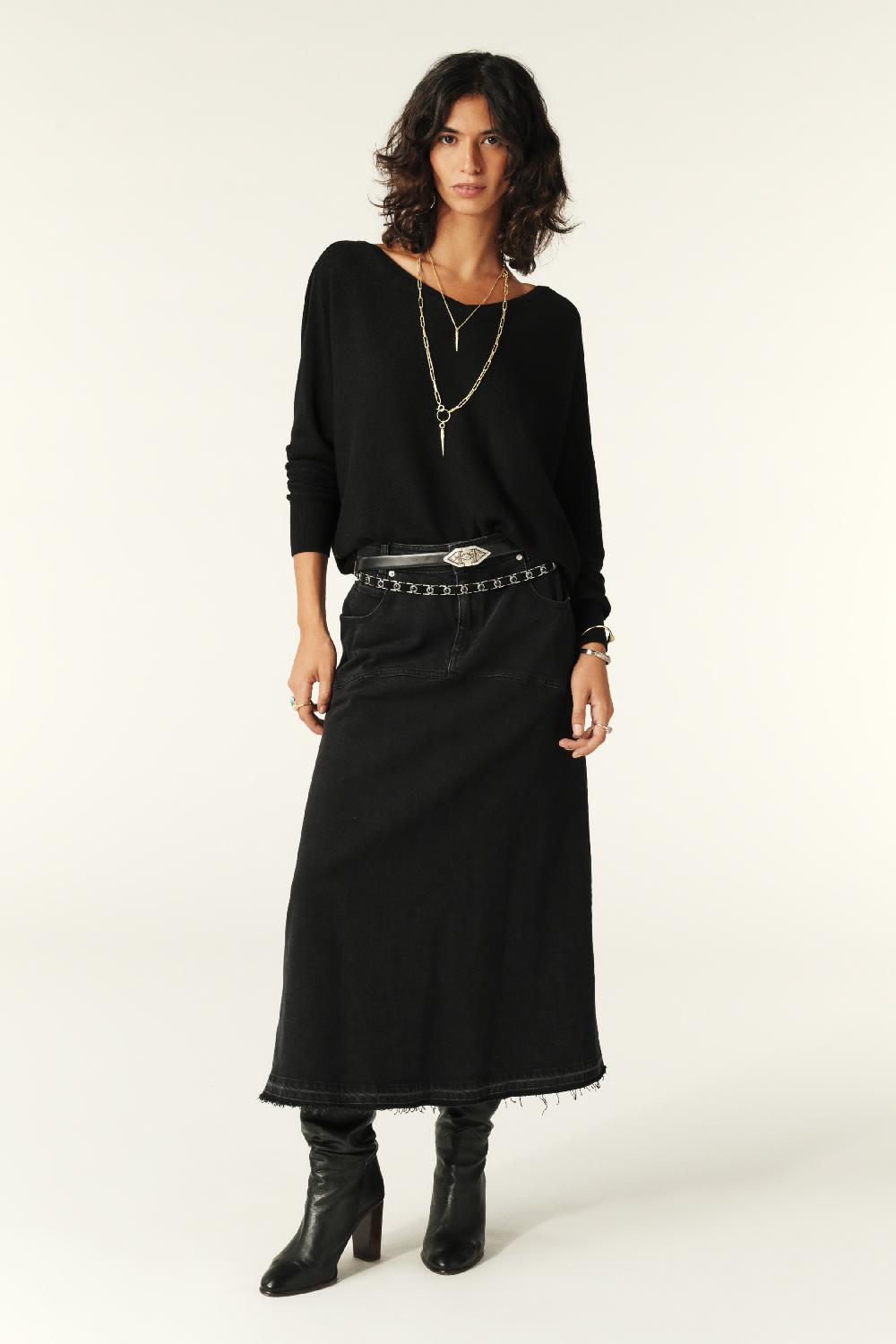 Ba&sh Pull Elsy Noir