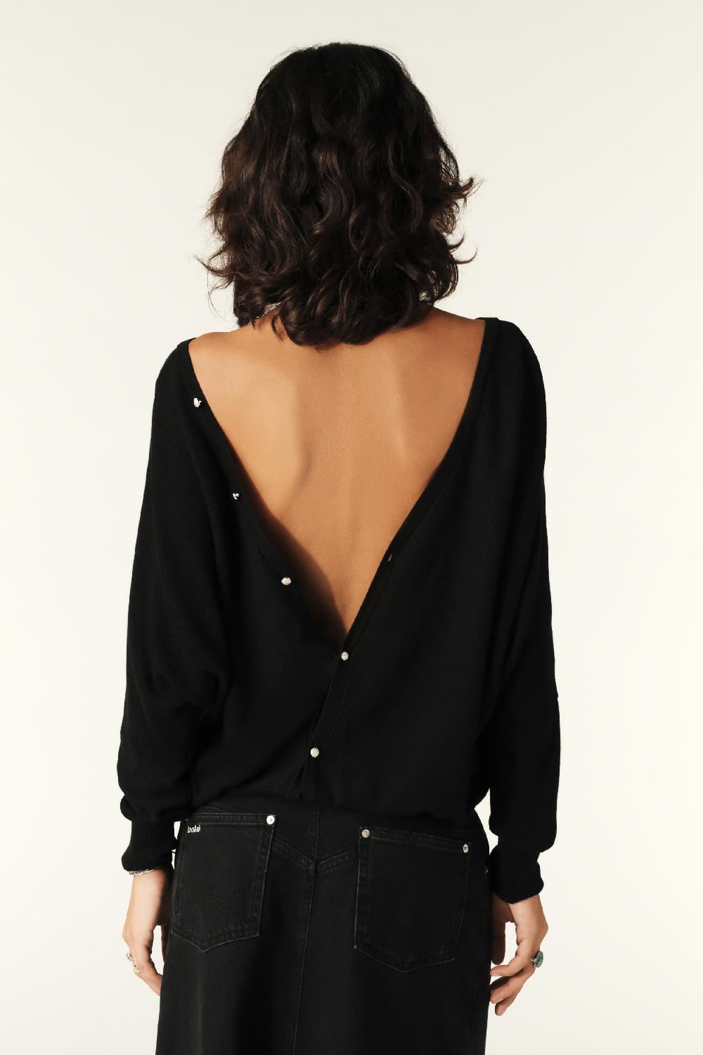 Ba&sh Pull Elsy Noir