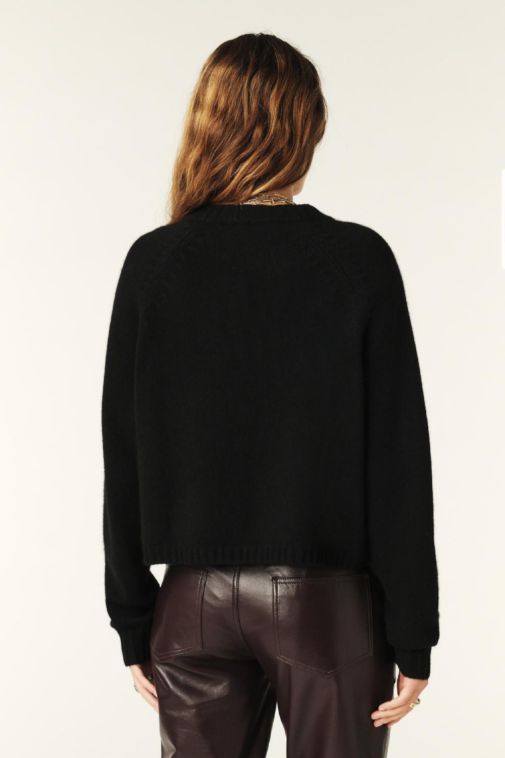 Ba&sh Pull En Cachemire Corvy Noir