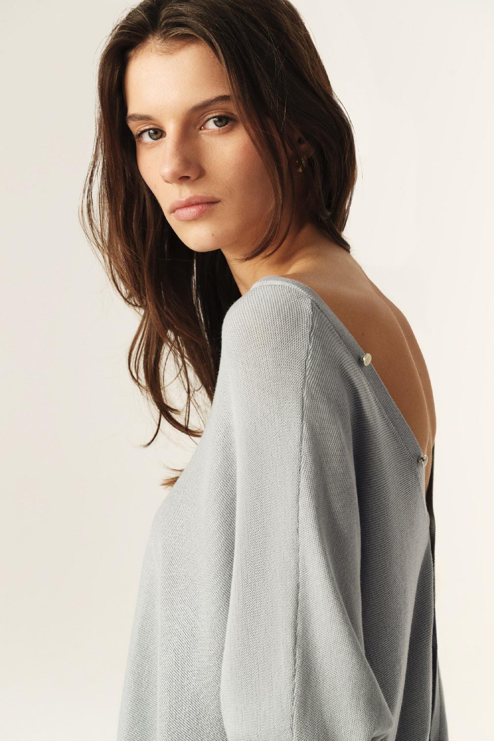 Ba&sh Pull Manches Longues Elsy Bleu