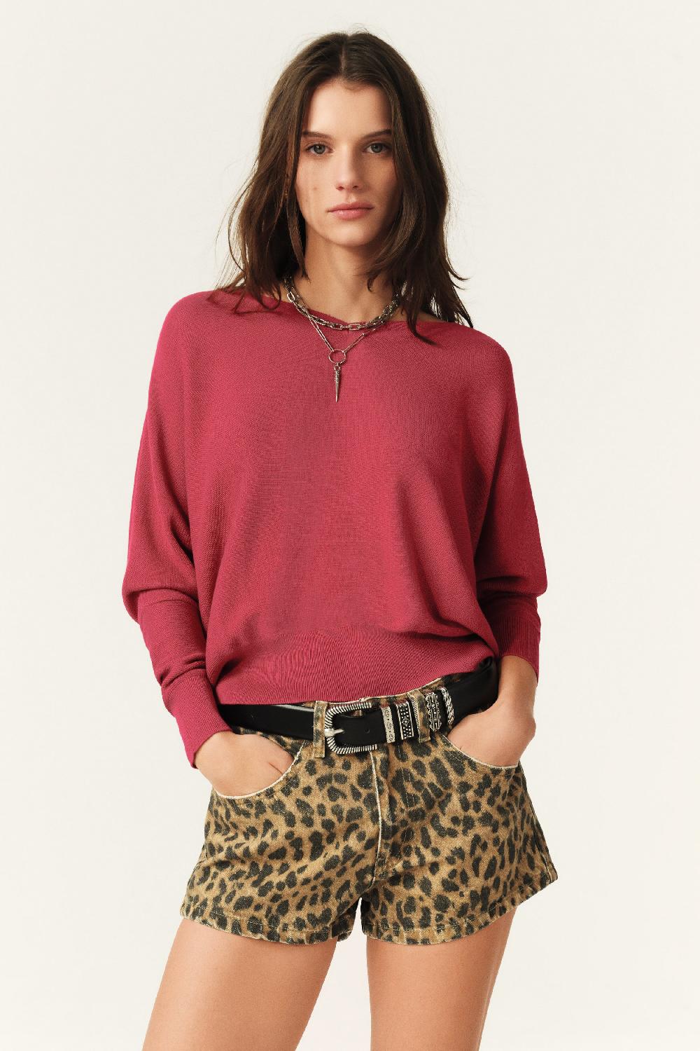 Ba&sh Pull Manches Longues Elsy Rose