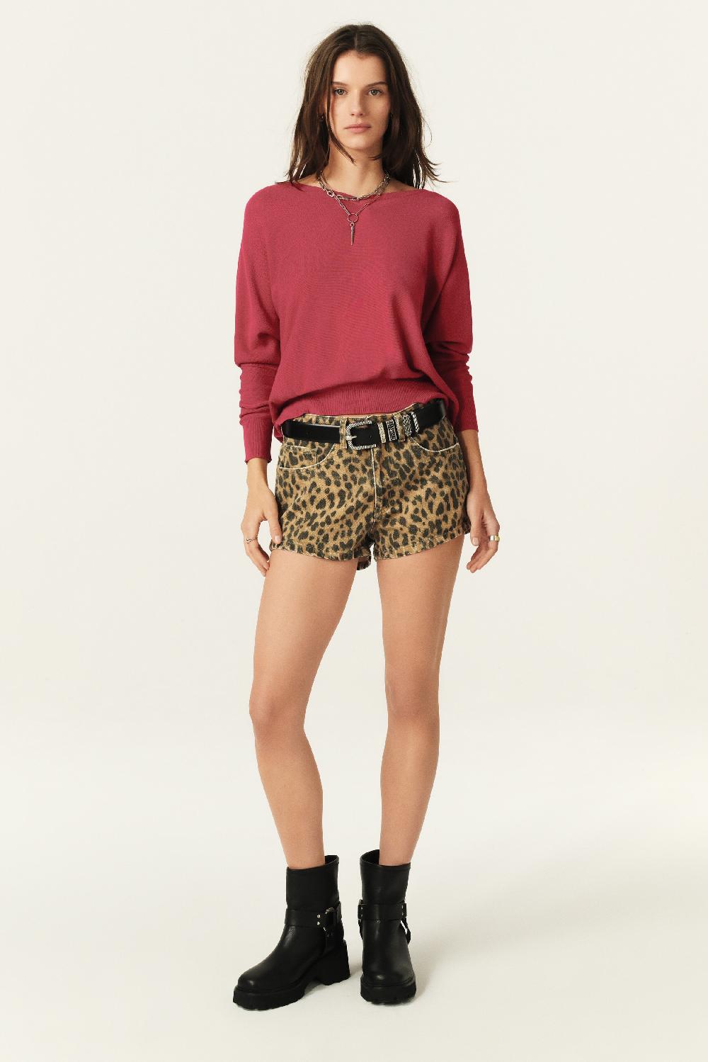 ba&sh Pull Manches Longues Elsy Rose