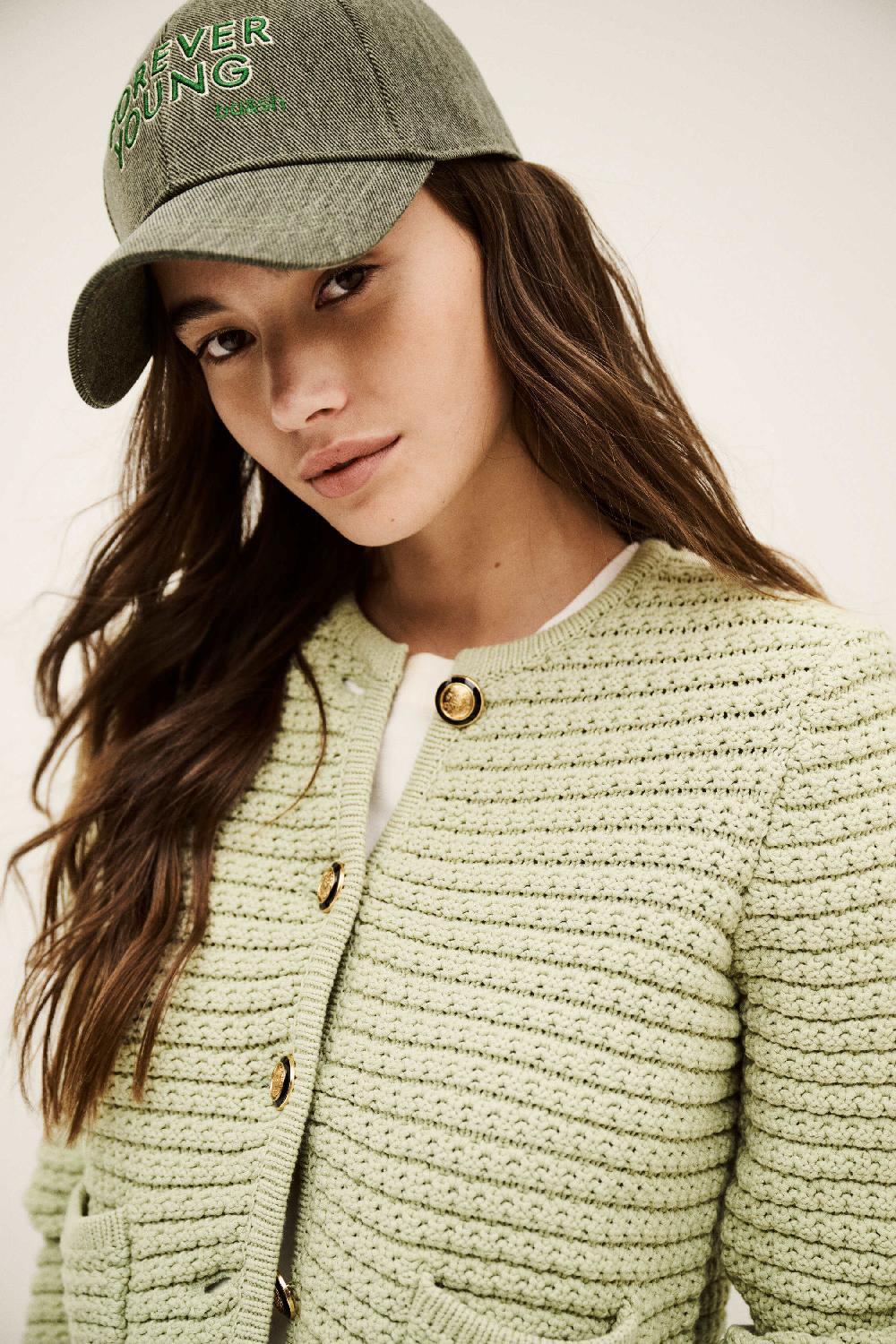 Ba&sh Pull Manches Longues Gaspard Vert