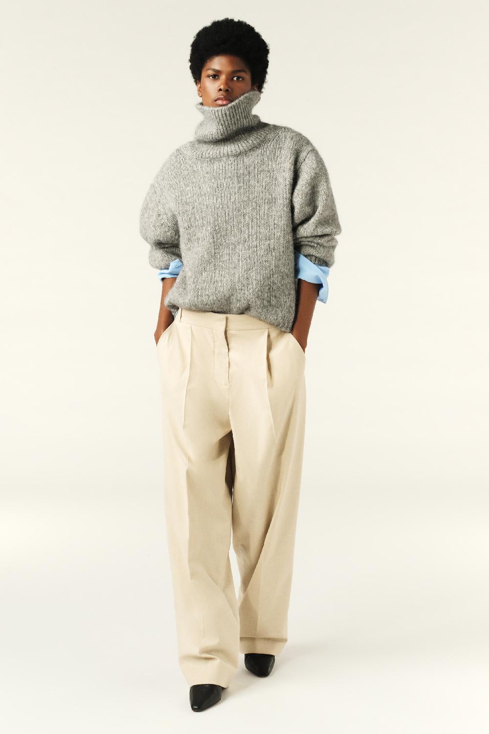 Ba&sh Pull Oversize Alovie Gris