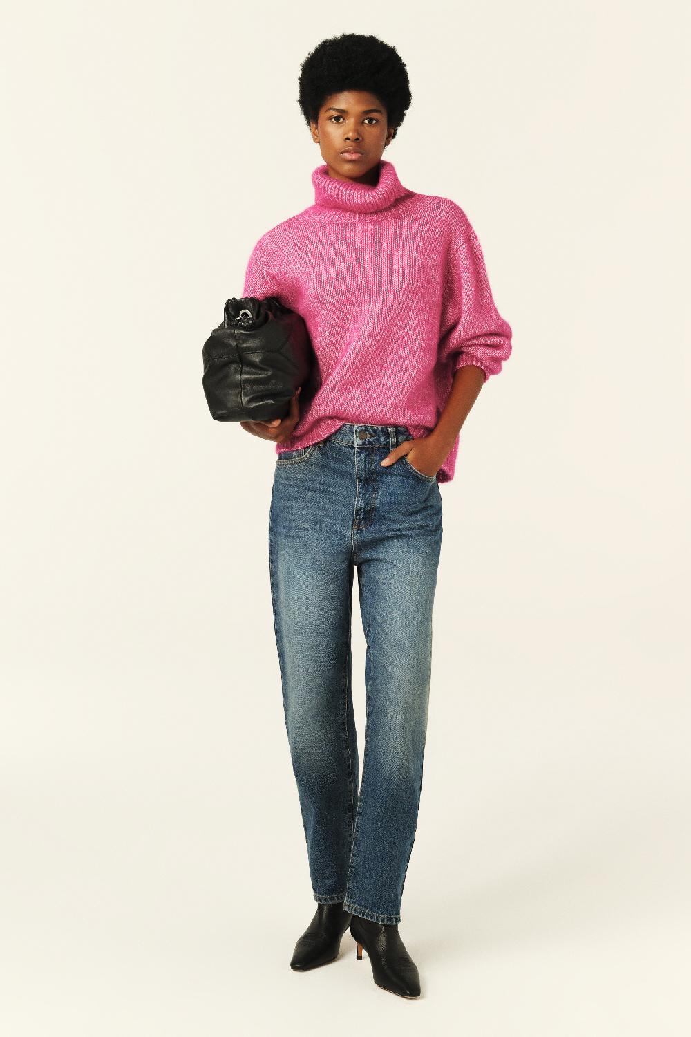 Ba&sh Pull Oversize Alovie Rouge