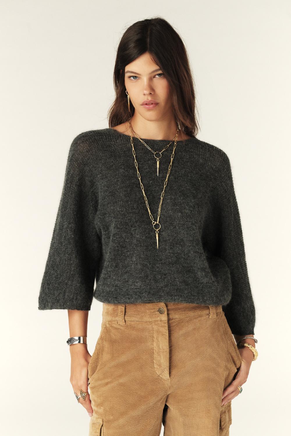 Ba&sh Pull RéVersible Isaac Gris