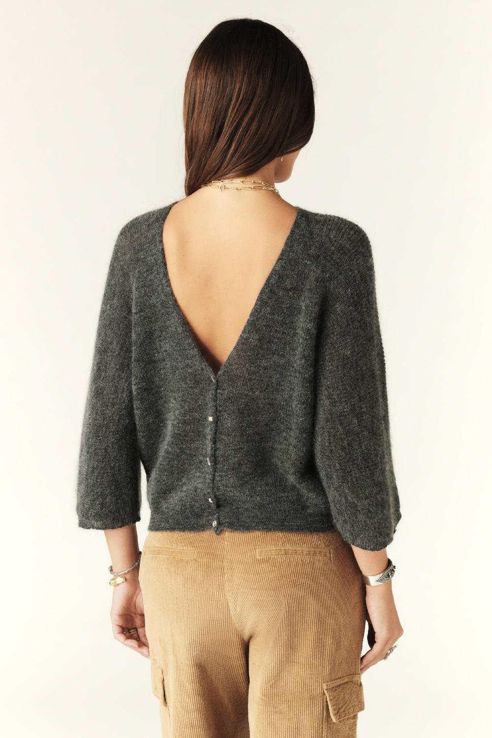 Ba&sh Pull RéVersible Isaac Gris