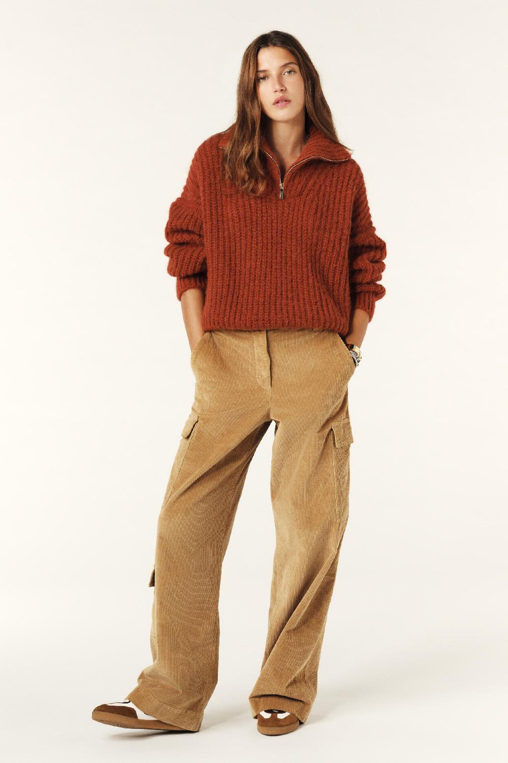 ba&sh Pull Style Camionneur Beltane Marron