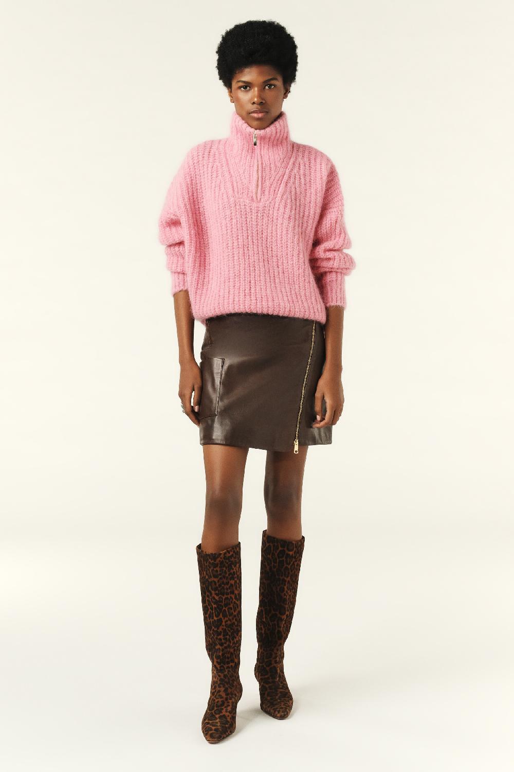 Ba&sh Pull Style Camionneur Beltane Rose