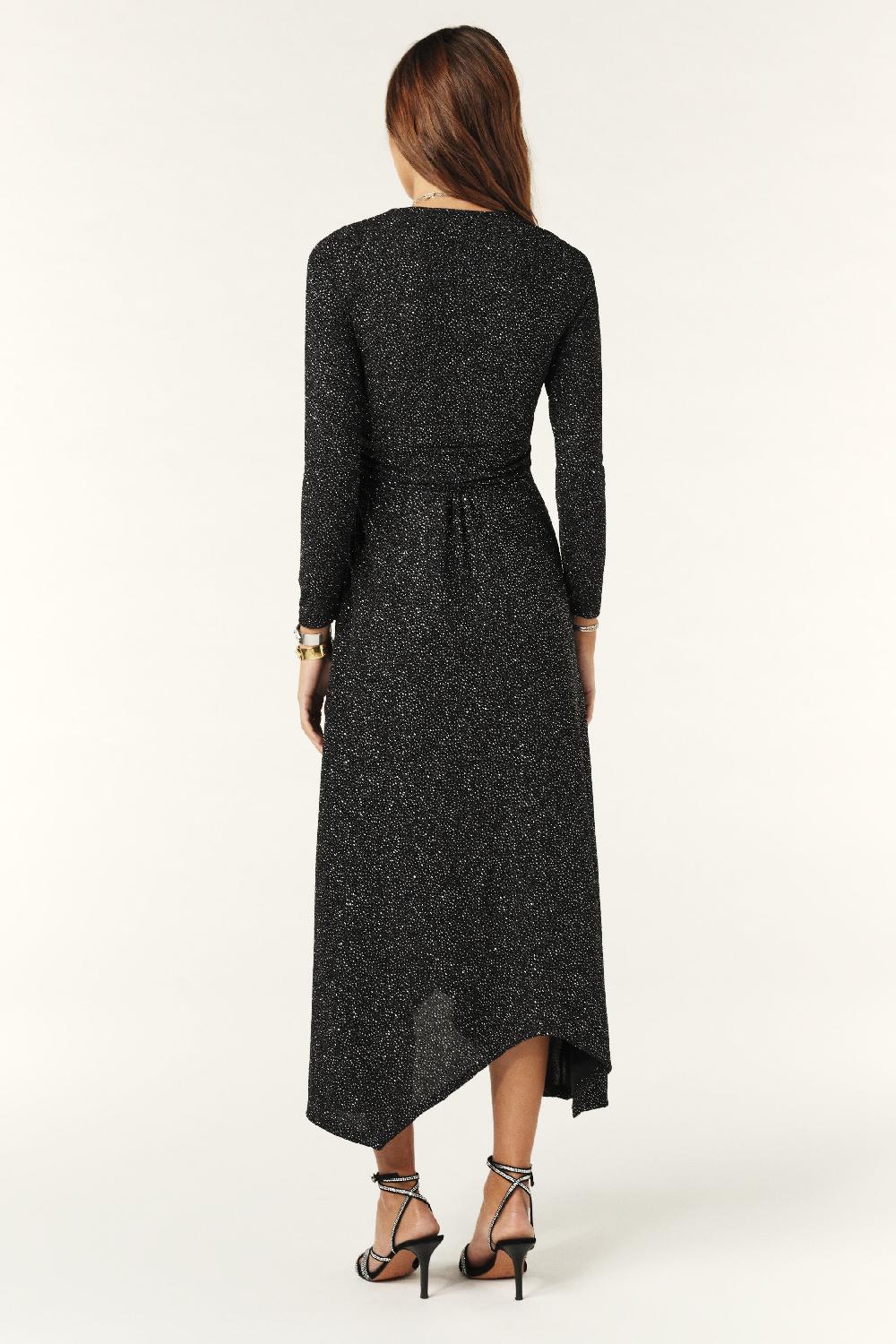 Ba&sh Robe à Paillettes Brady Noir