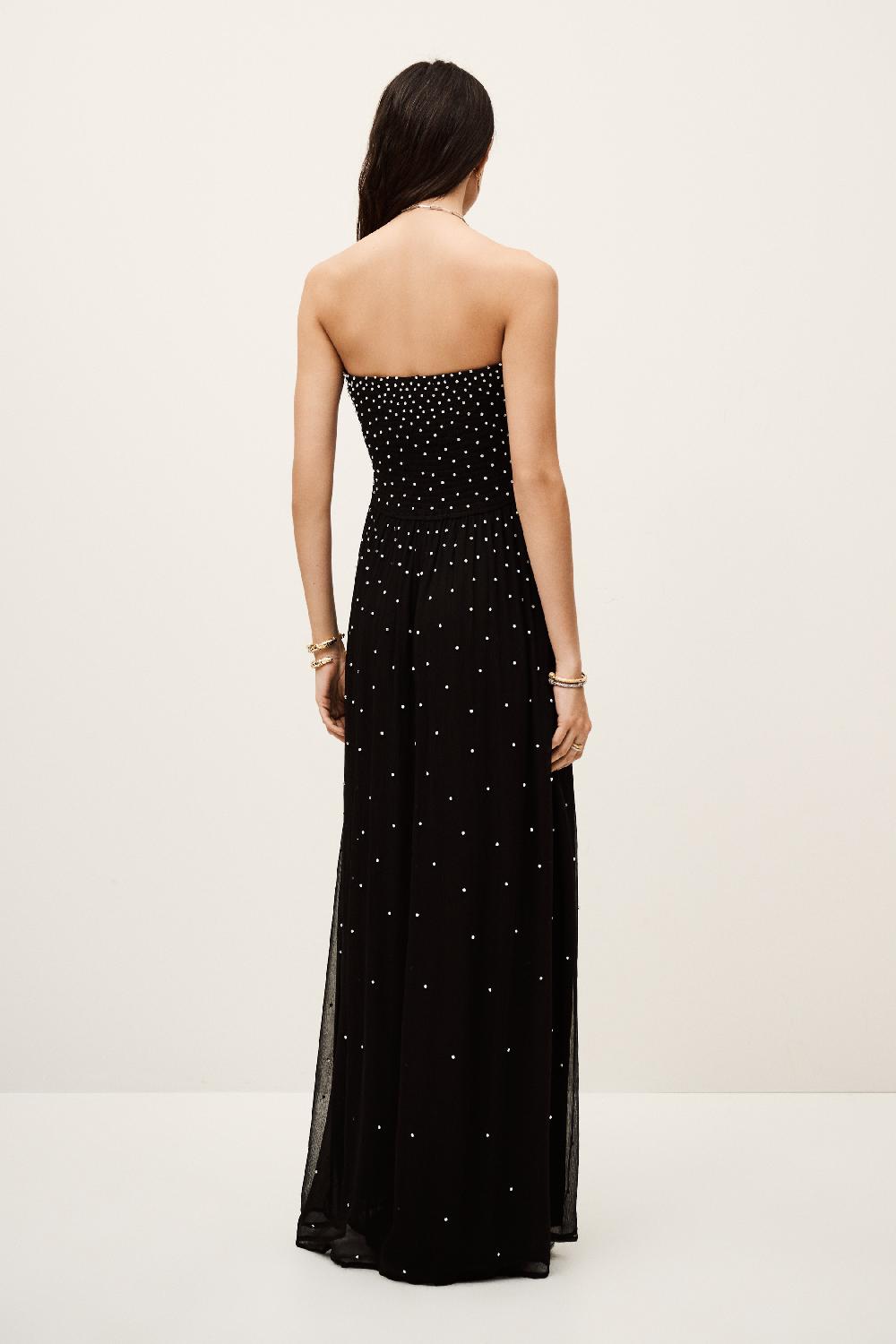 Ba&sh Robe Bustier Laura Noir