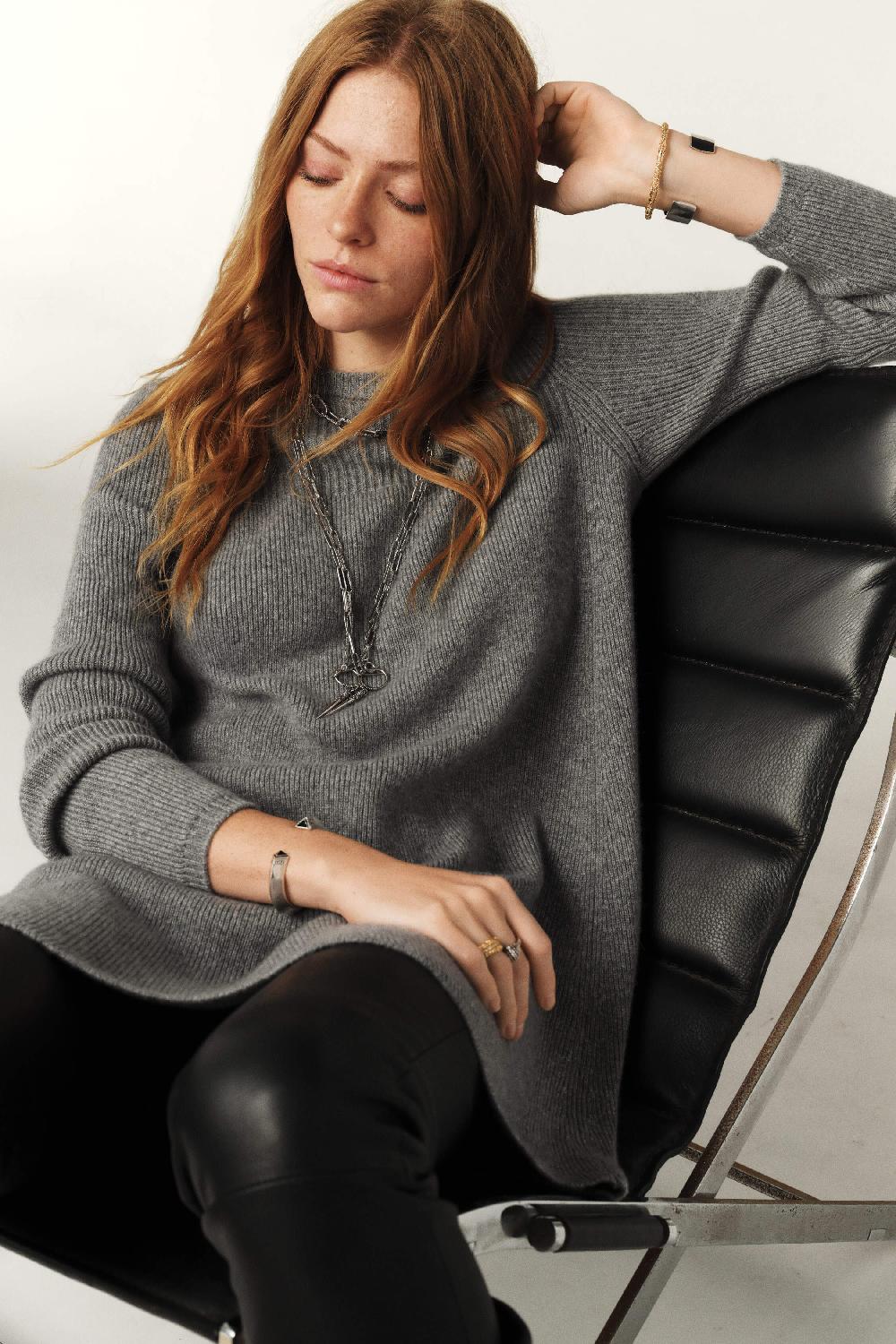 Ba&sh Robe Courte Camine Gris