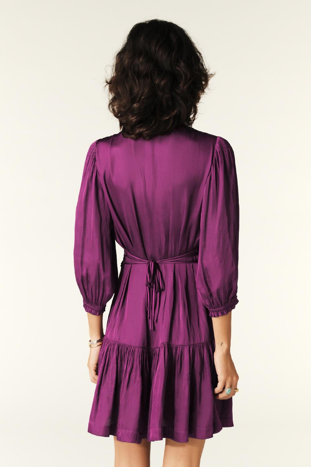 Ba&sh Robe Courte Cyrilia Violet