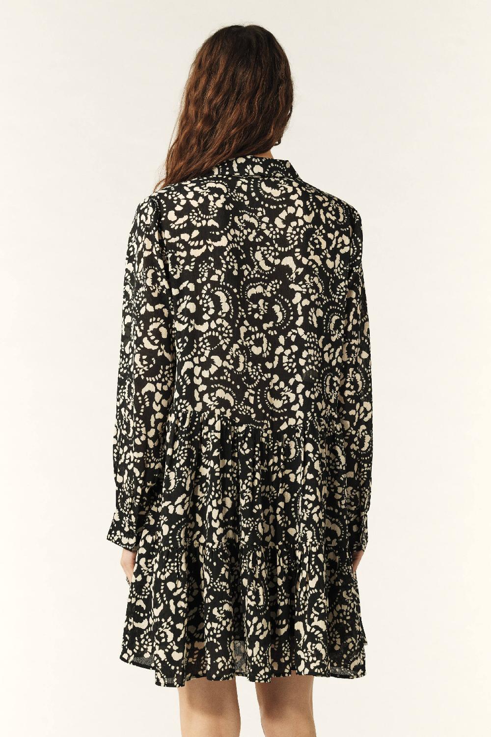 Ba&sh Robe Courte éVaséE Eflava Noir