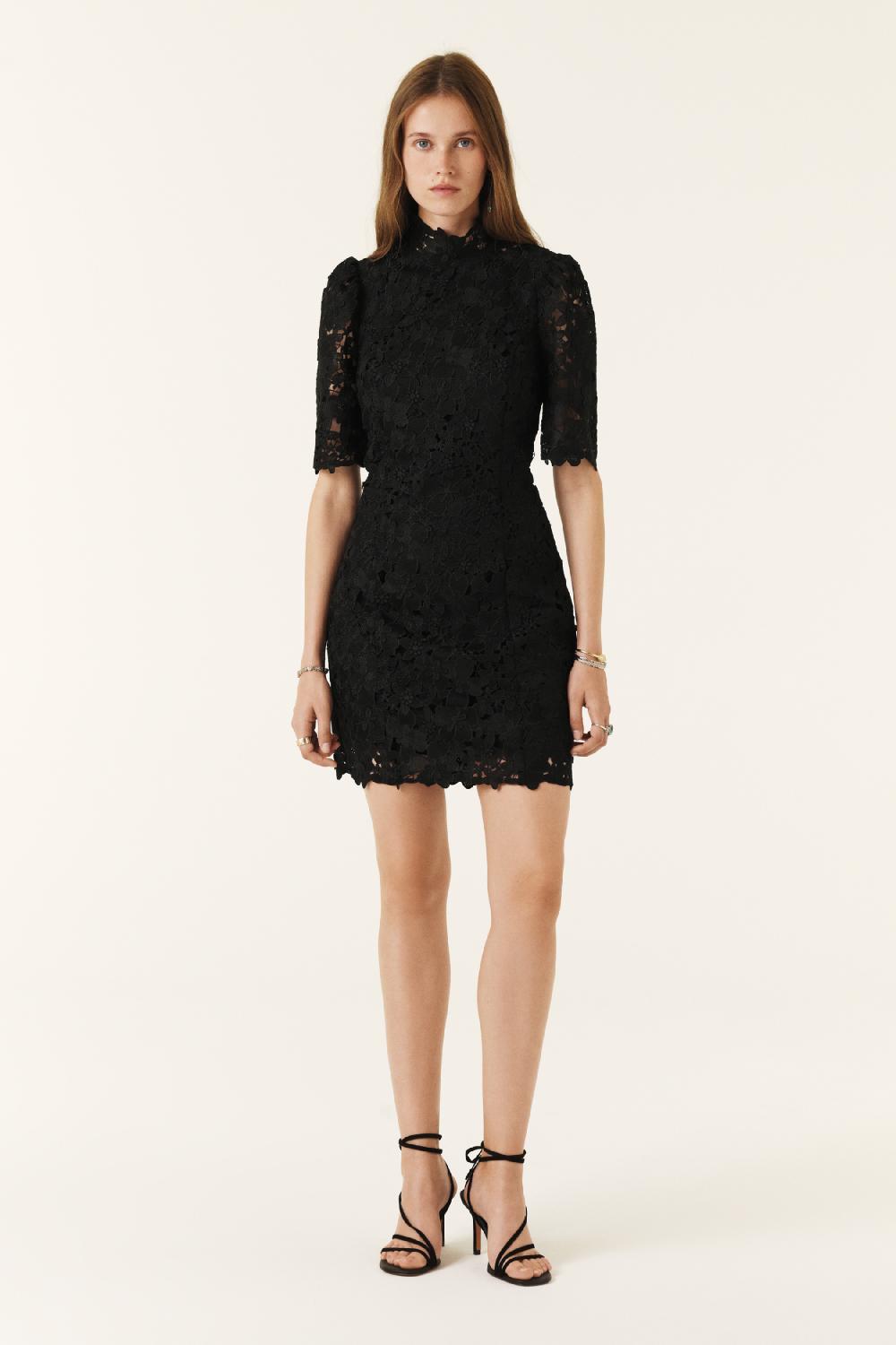 ba&sh Robe Courte Pavel Noir