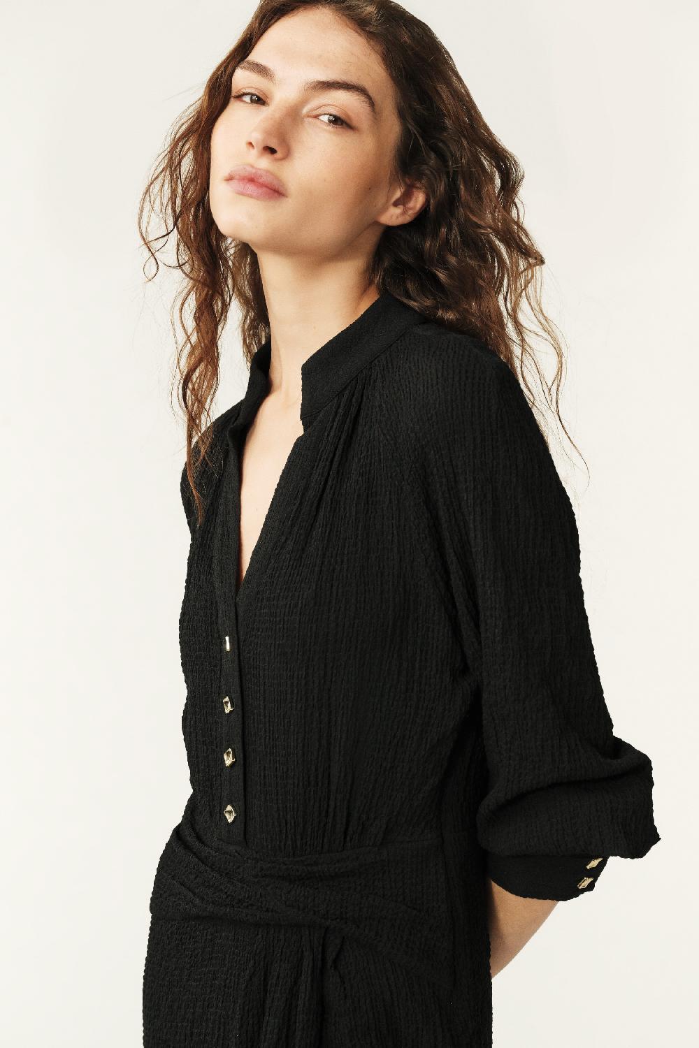 Ba&sh Robe Courte Takie Noir