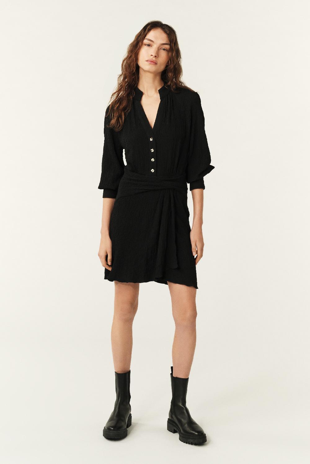 Ba&sh Robe Courte Takie Noir