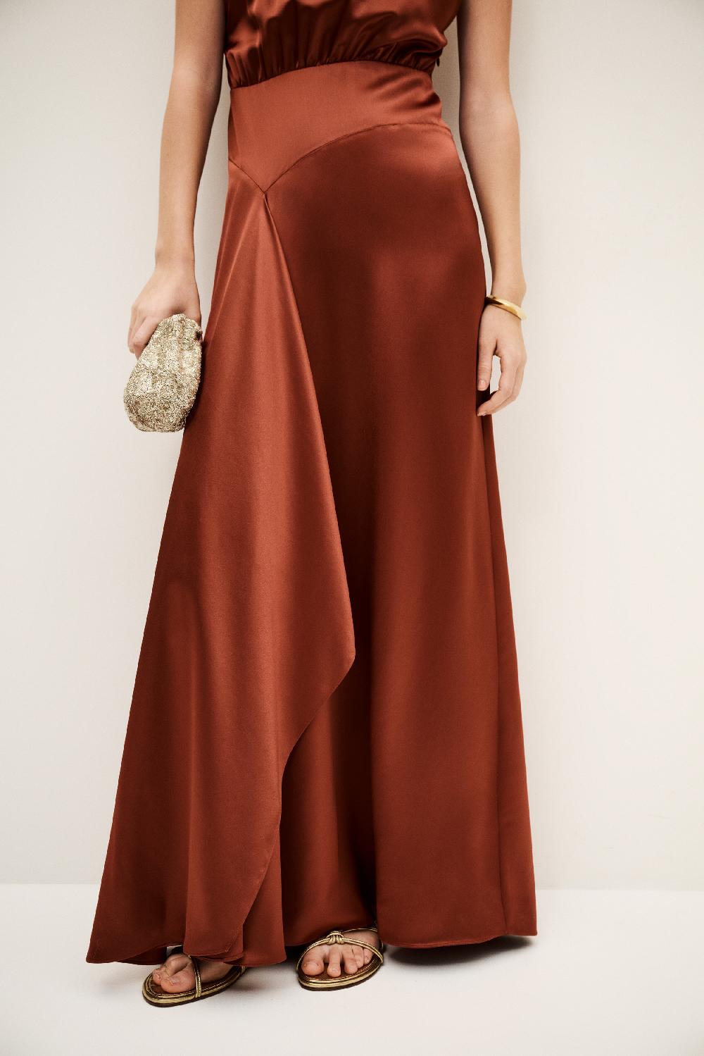 Ba&sh Robe De SoiréE Gerry Marron