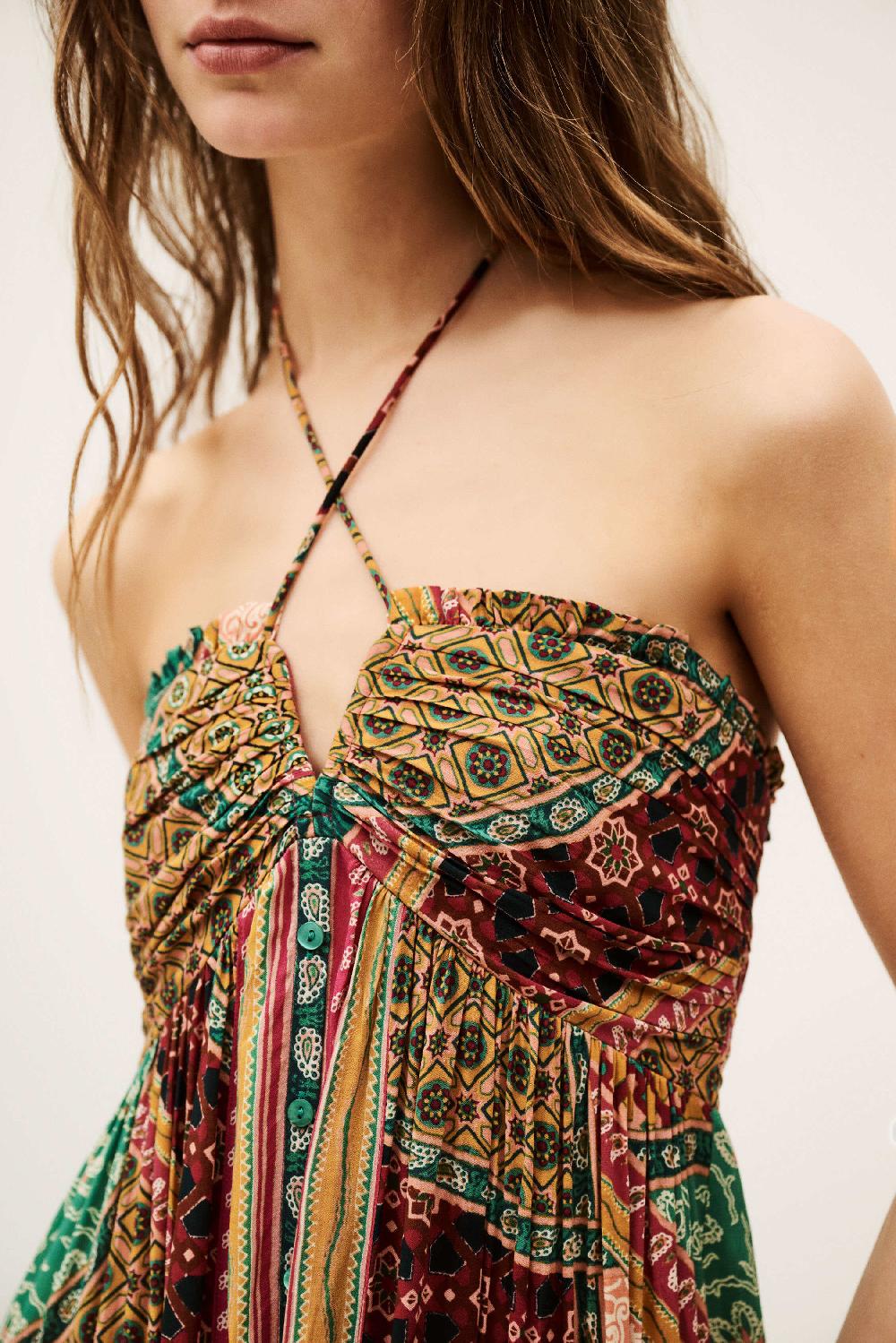 Ba&sh Robe Dos Nu Fran Multi