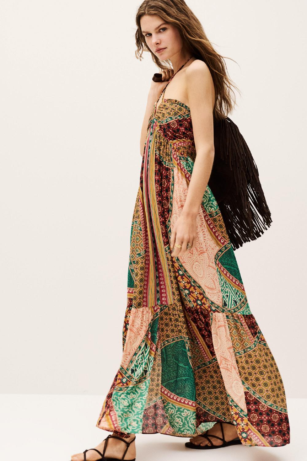 Ba&sh Robe Dos Nu Fran Multi