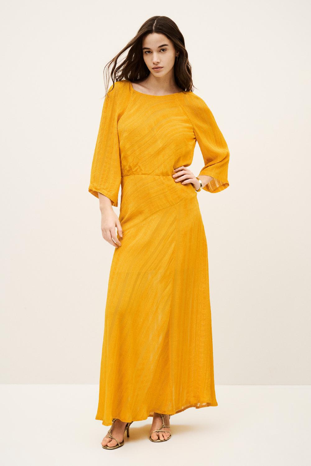 Ba&sh Robe Dos Nu Sibony Jaune