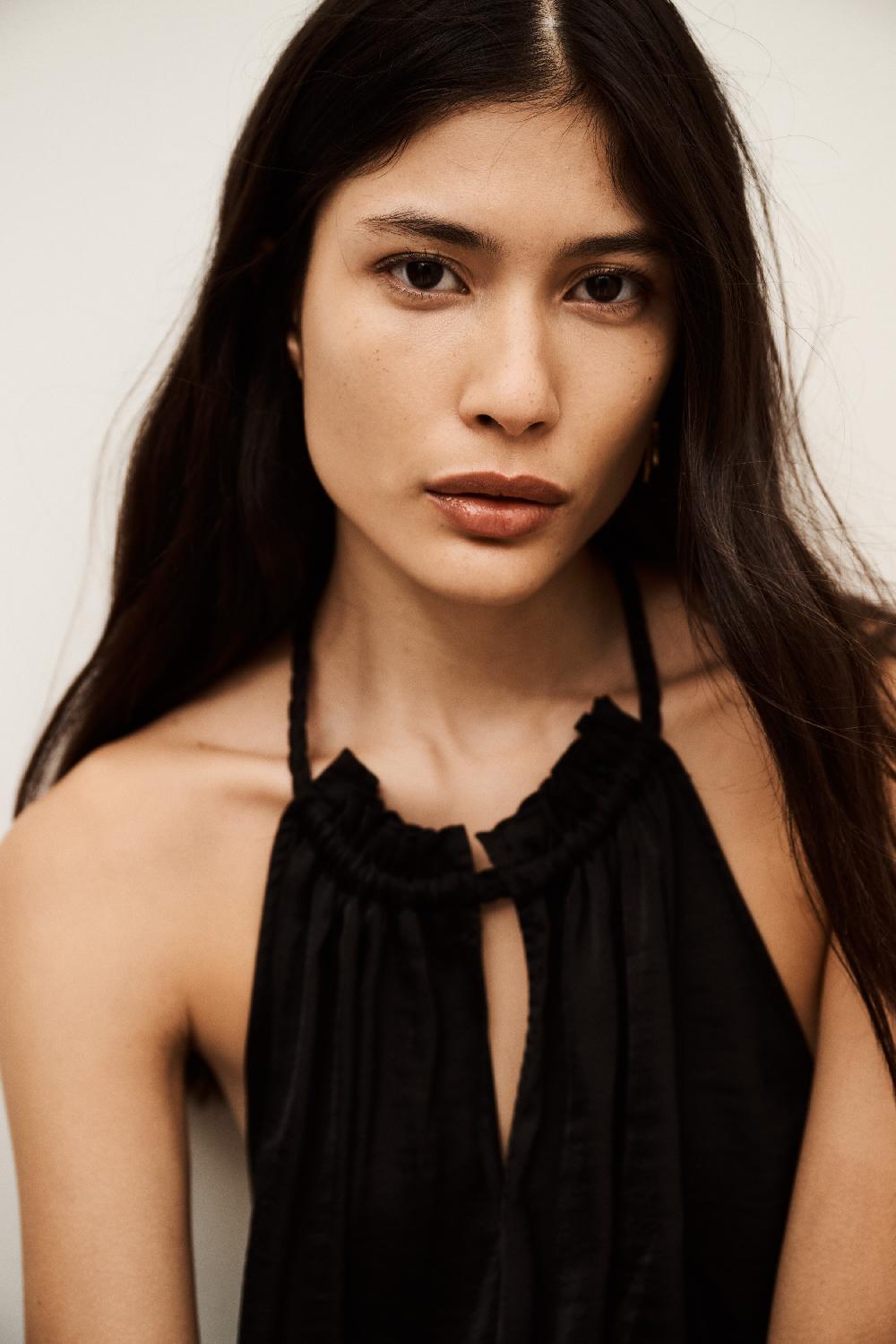 Ba&sh Robe Dos Nu Solal Noir