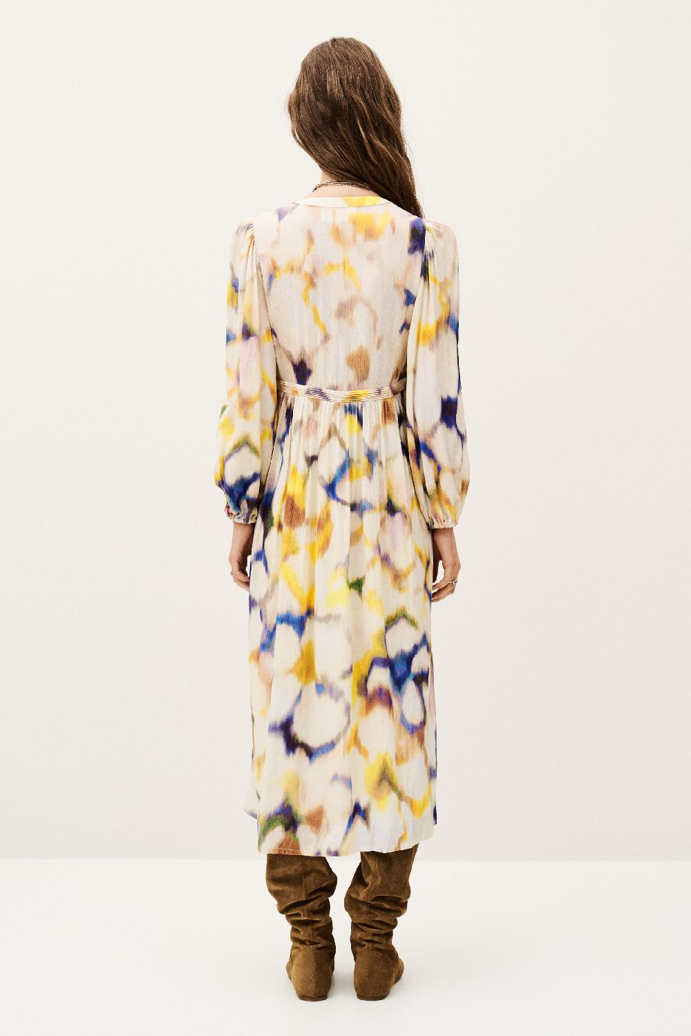 Ba&sh Robe Imprimé Floral Floria Multi