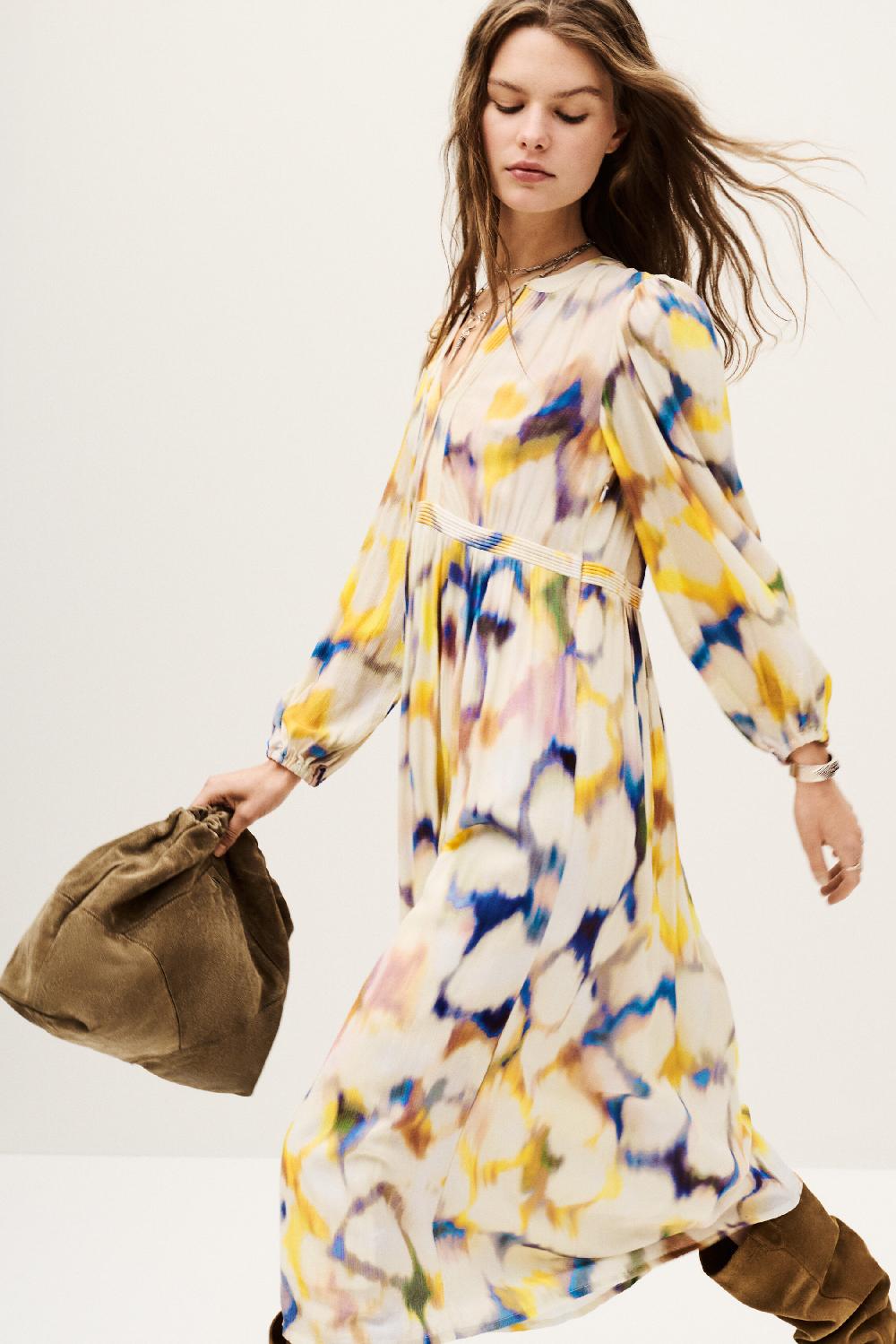 ba&sh Robe Imprimé Floral Floria Multi