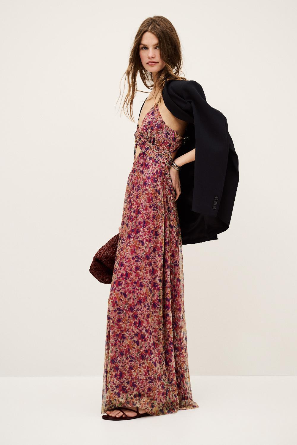 ba&sh Robe Longue Crawford Multi