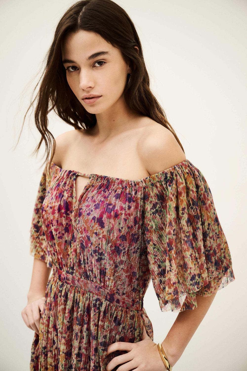 Ba&sh Robe Longue ImpriméE Colette Multi