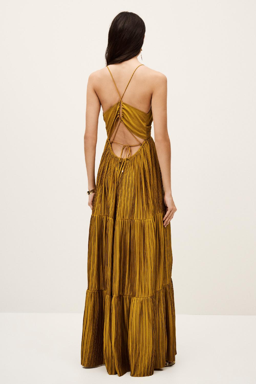 ba&sh Robe Longue Wasta Marron