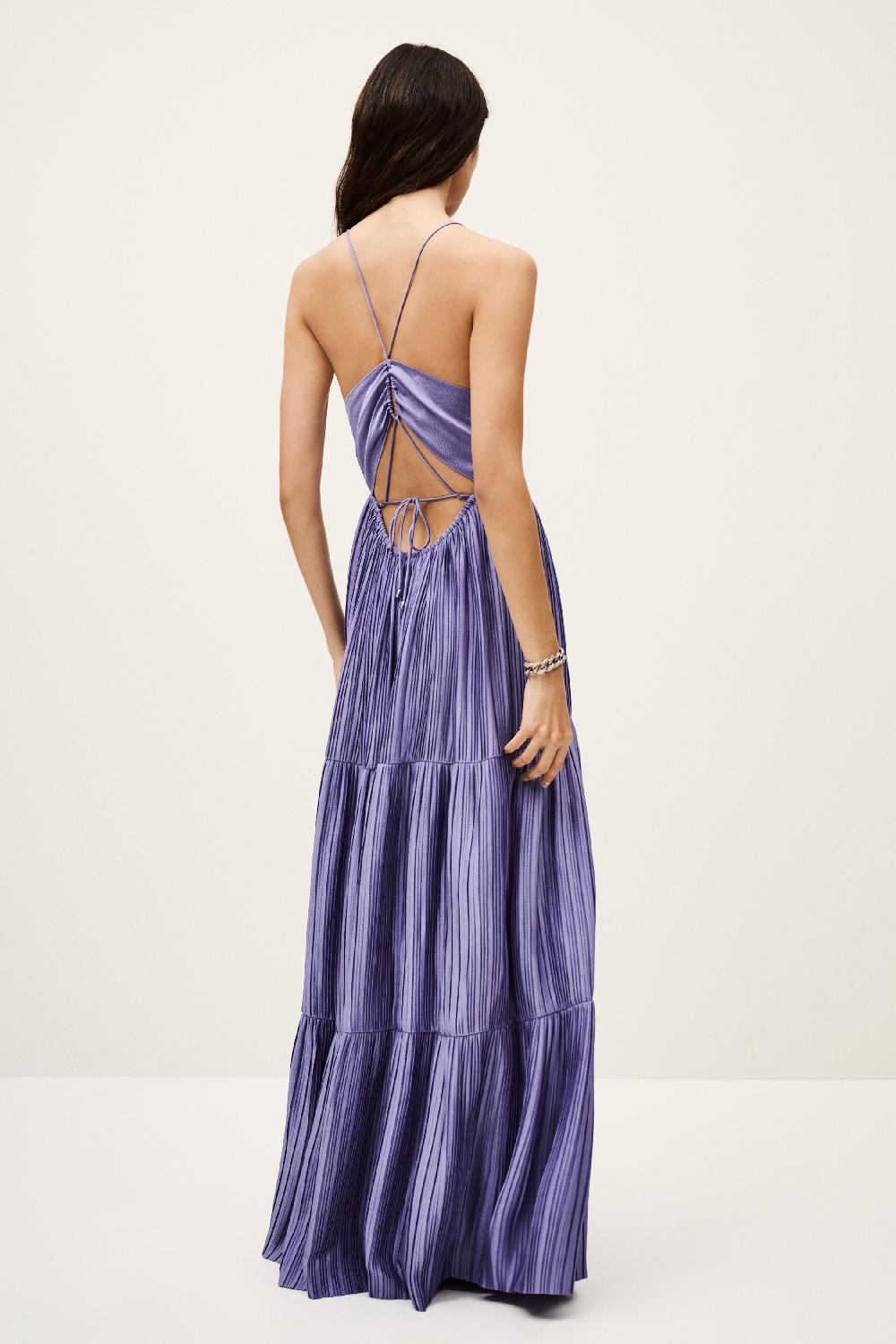 Ba&sh Robe Longue Wasta Violet