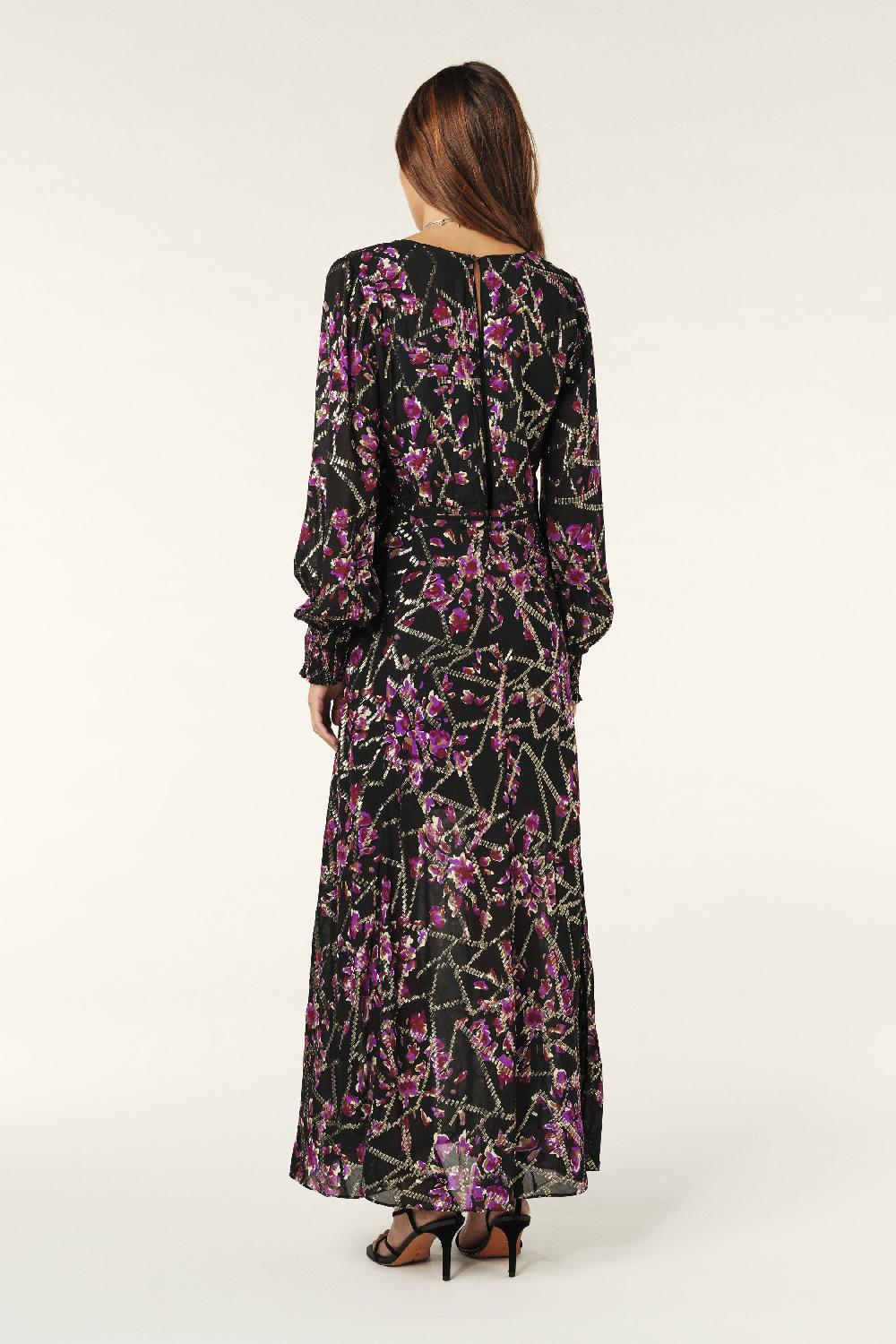 Ba&sh Robe Longueur Midaxi Desir Noir