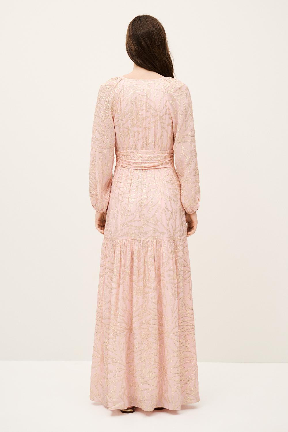 Ba&sh Robe Maxi FroncéE Mila Rose