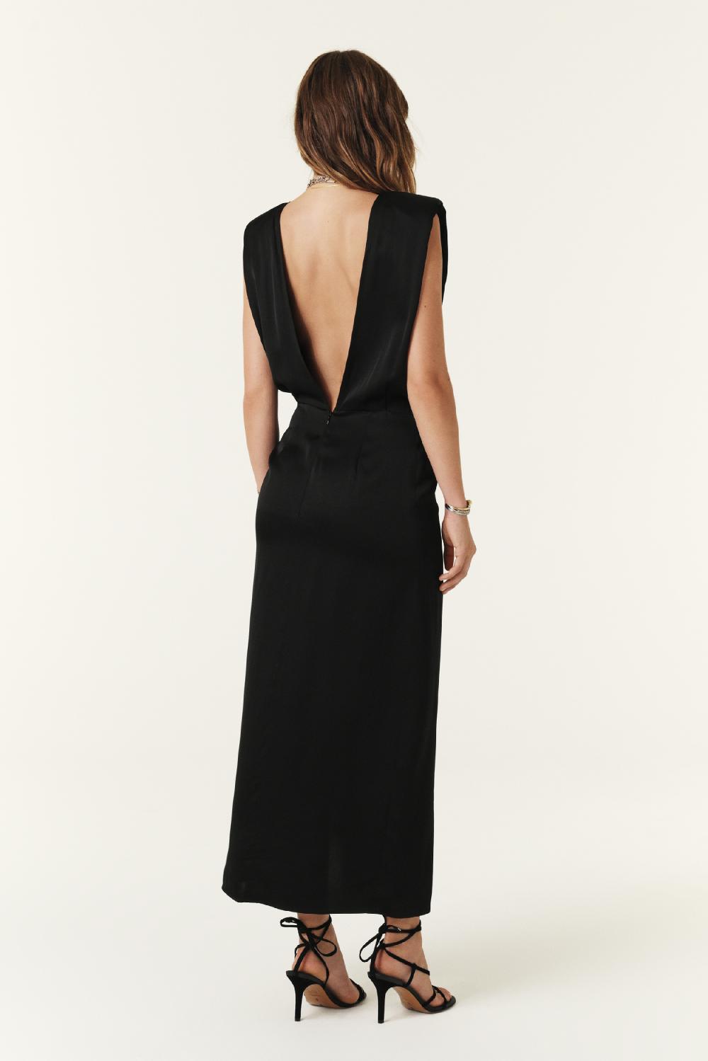 Ba&sh Robe Maxi Jynthia Noir