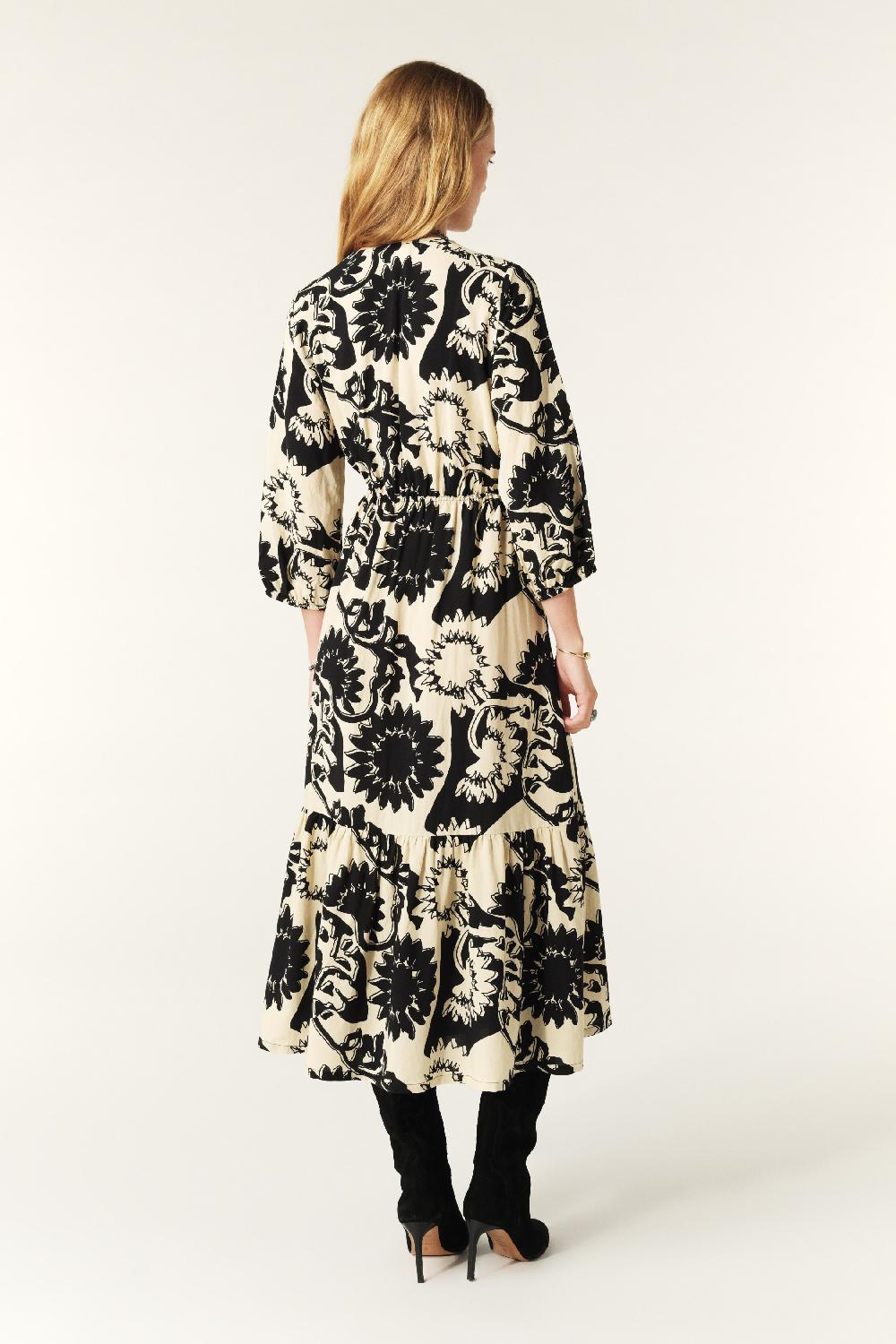 Ba&sh Robe Midi Ferae Noir